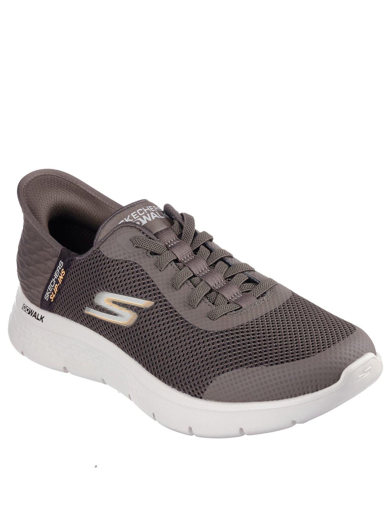 Skechersgo Walk Washable Slip on Ultra Go Trainers Brown