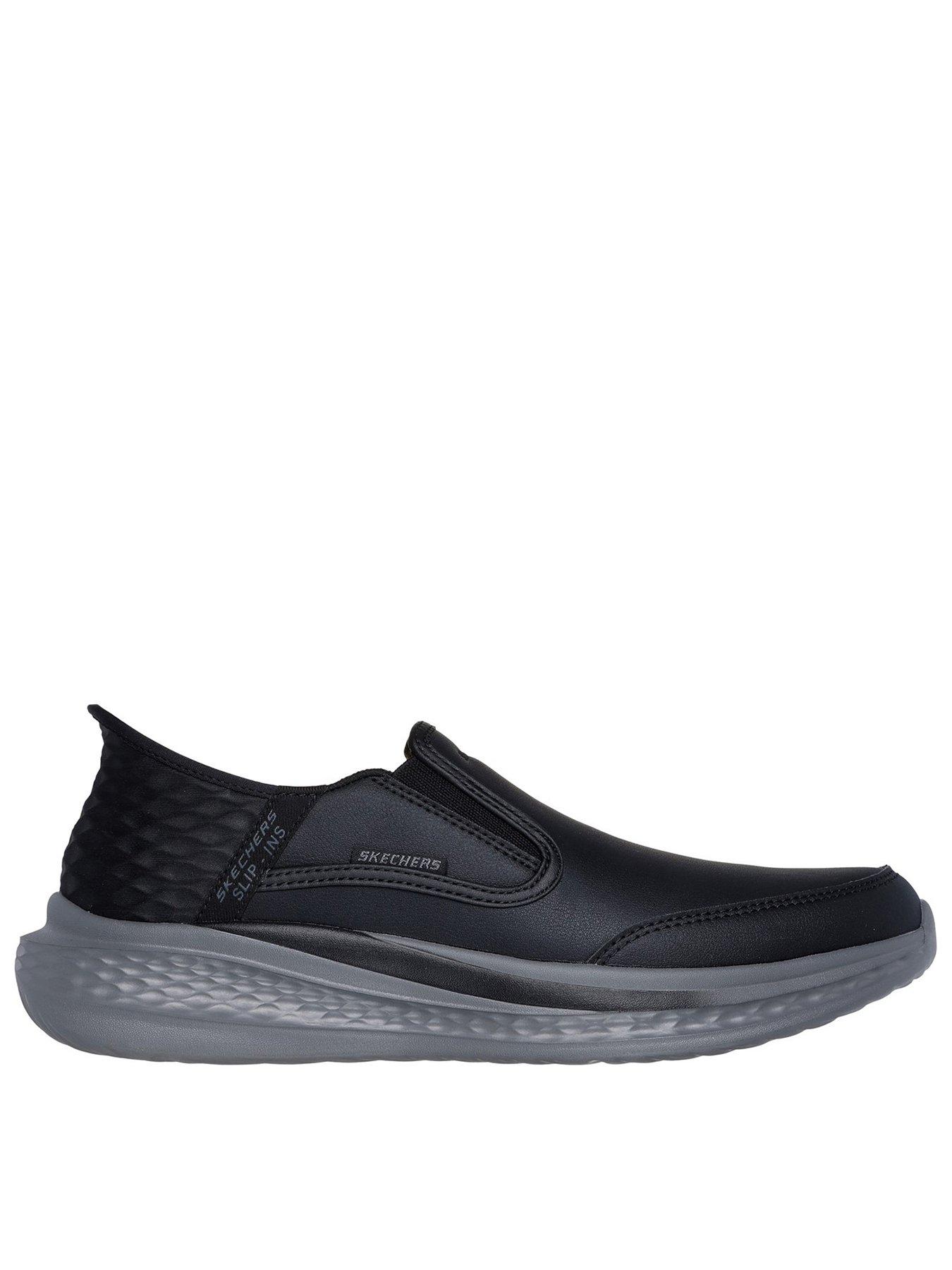 Skechers Usa Goga Mat Arch Relaxed Fit Slip On Trainers Very