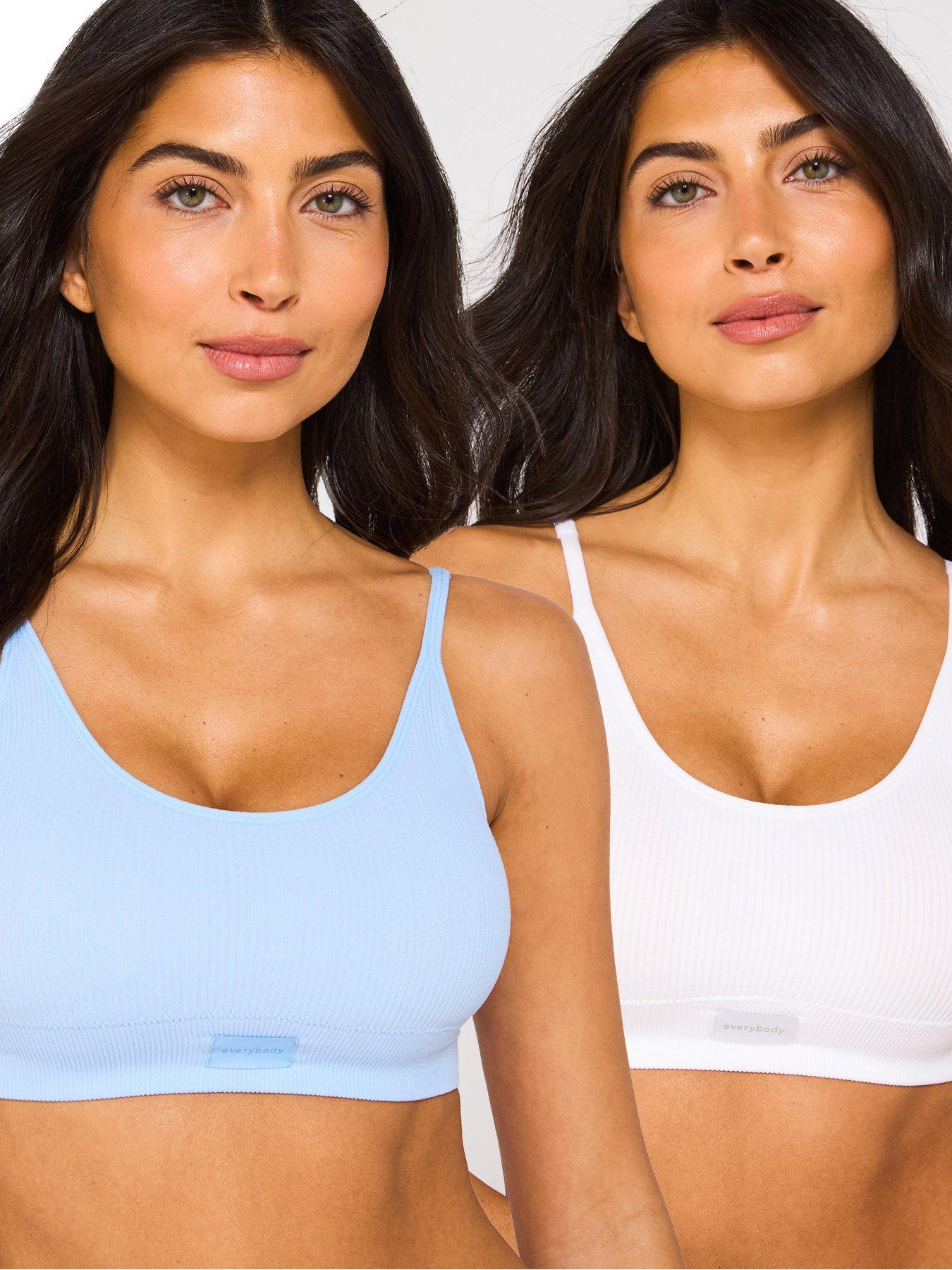 undefined 2pk Seamless Scoop Bralet - Multi