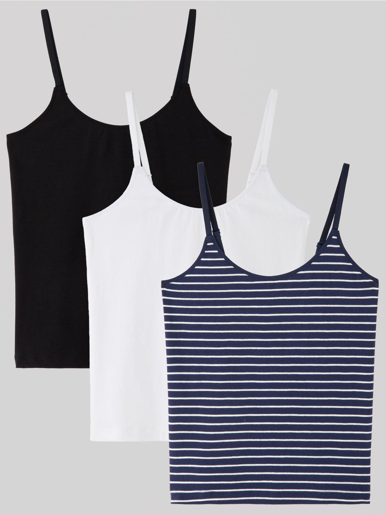 Image 1 of 6 of Everybody 3pk Cotton Vests