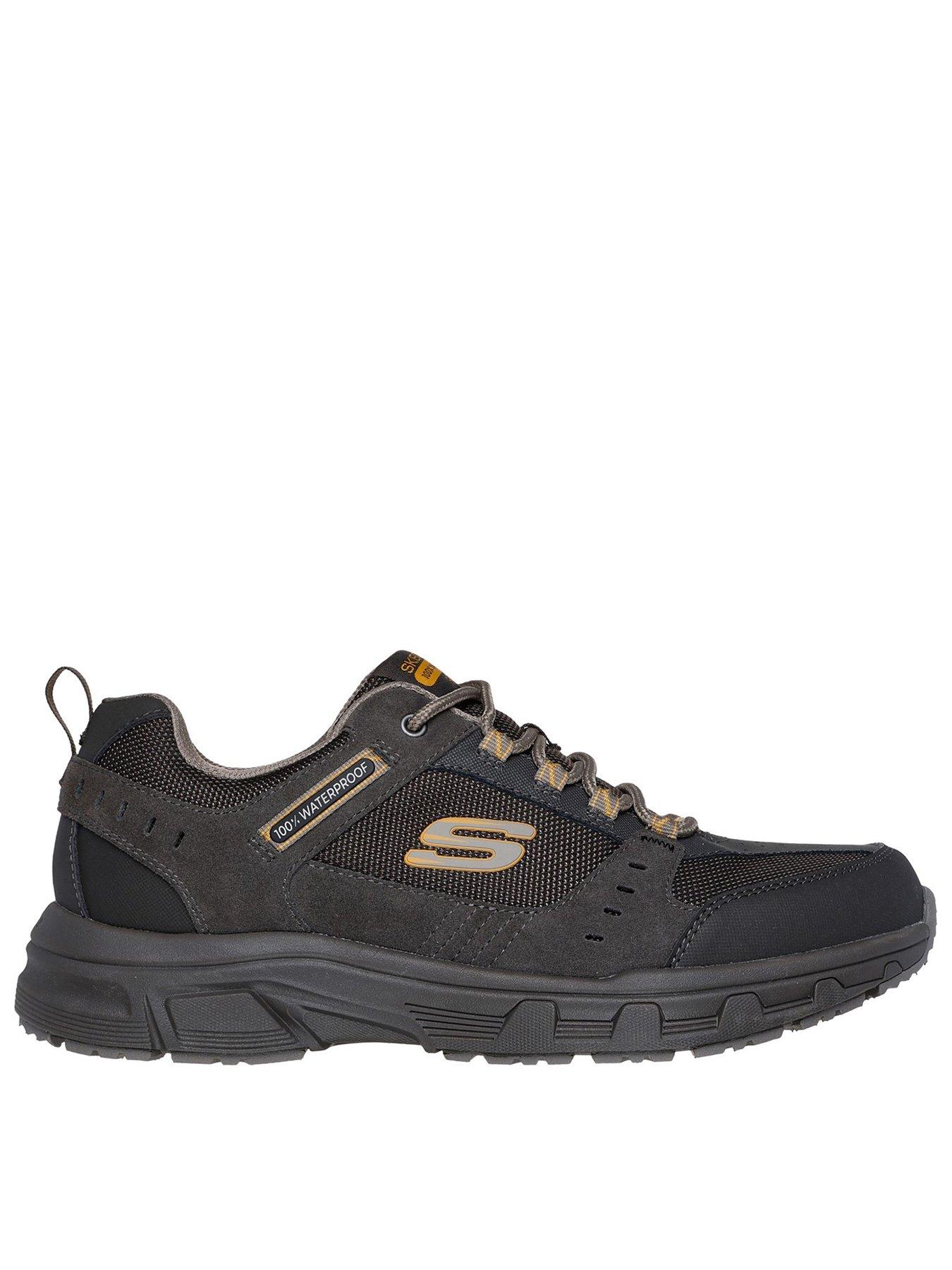 Skechers Waterproof Memory Foam Relaxed Fit Trainers Brown Very