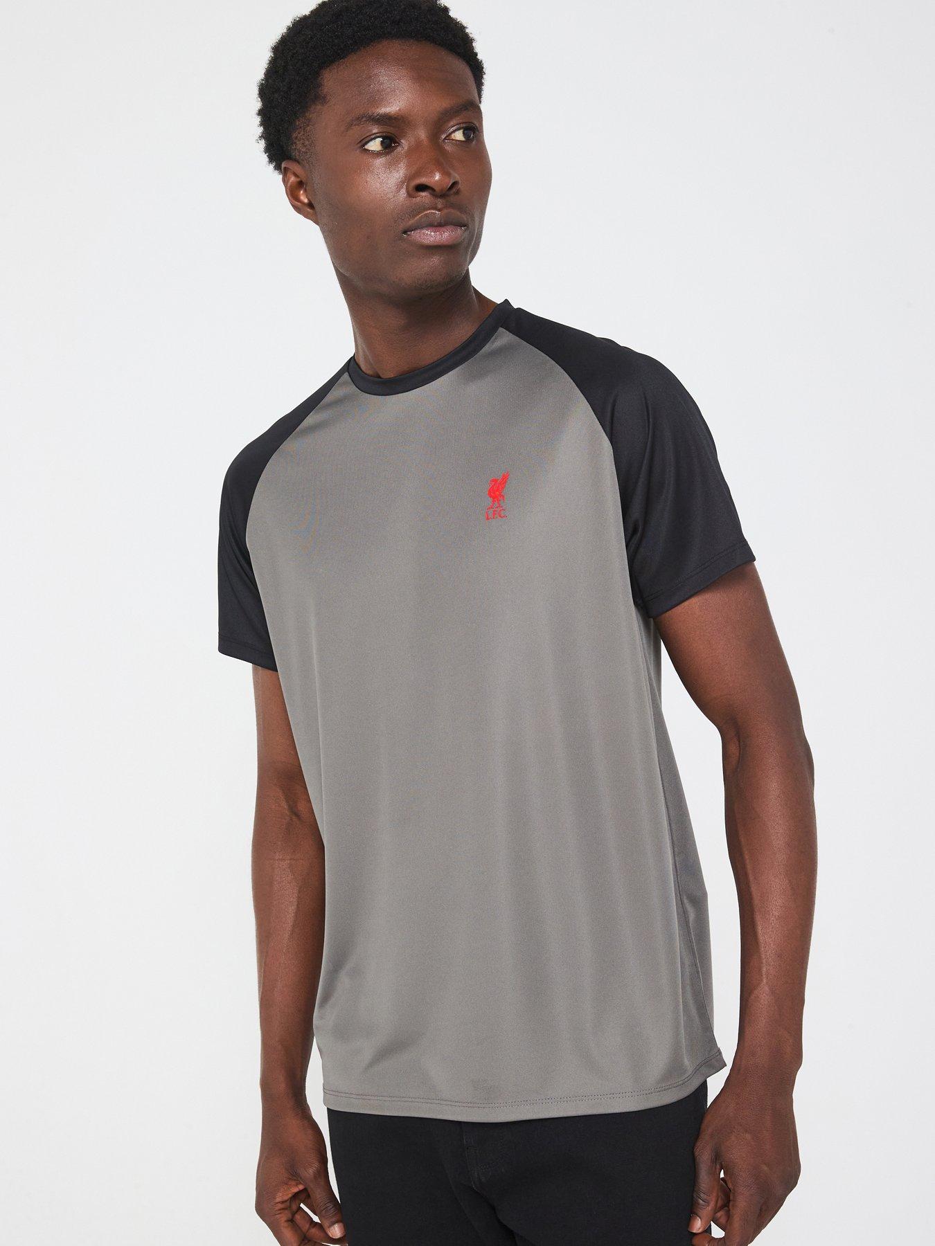 undefined Football Club Mens Raglan Tee - Charcoal