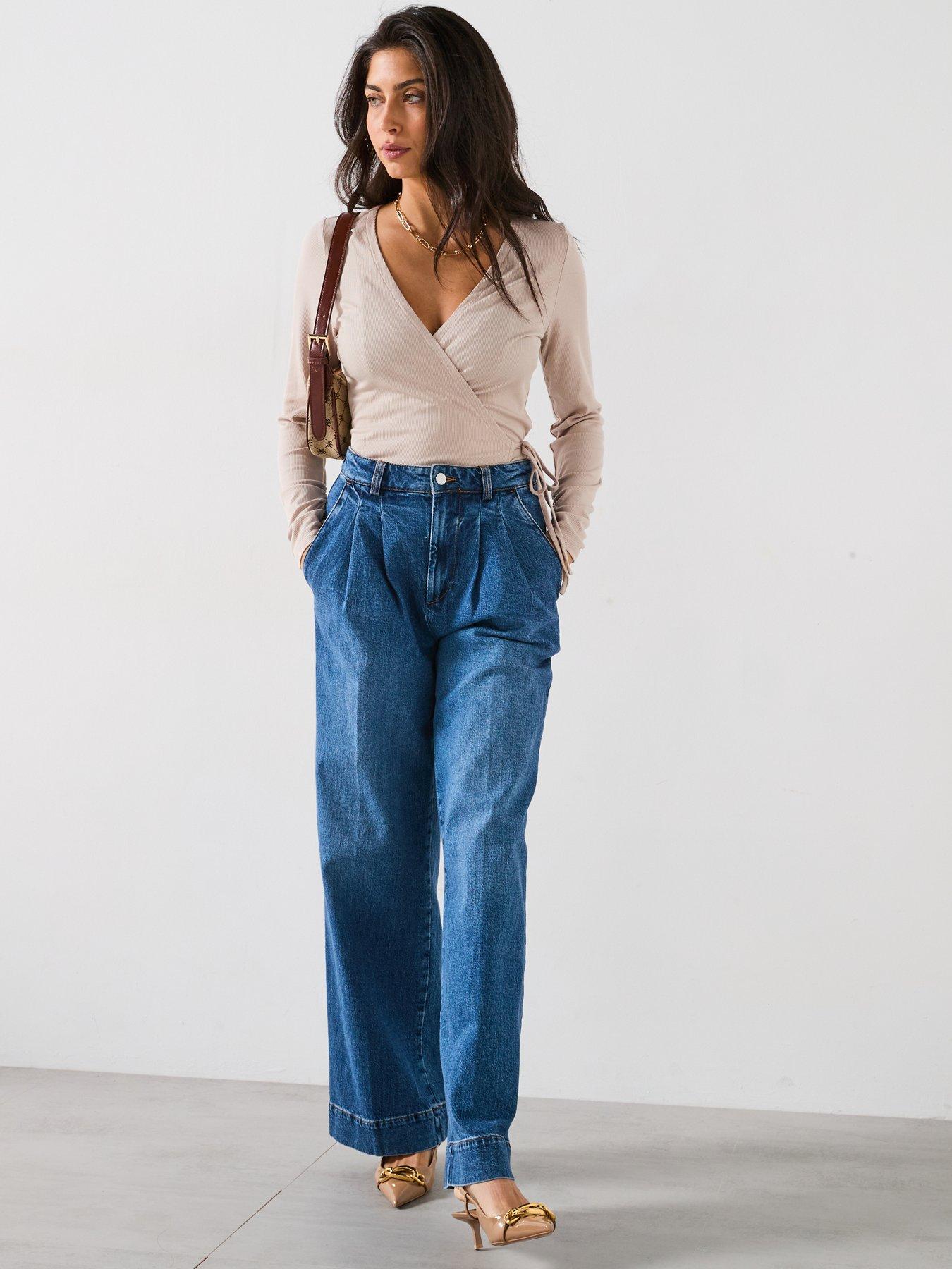 VERA Reversible Wrap Top in Cream