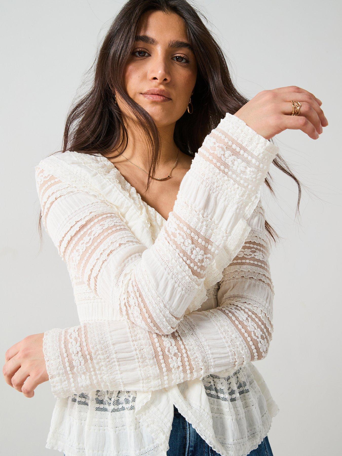 Image 5 of 5 of V by Very Lace Top