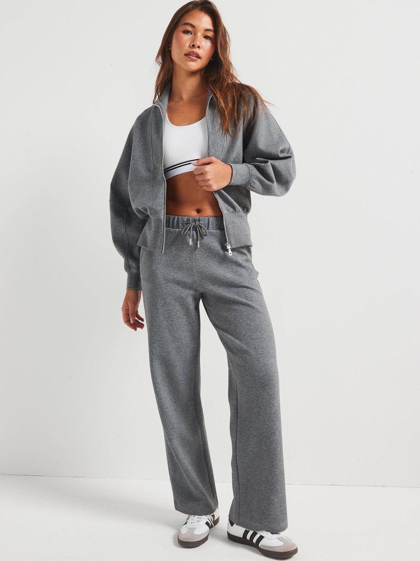 Image 3 of 6 of V by Very Zip Co Ord Jacket - Grey