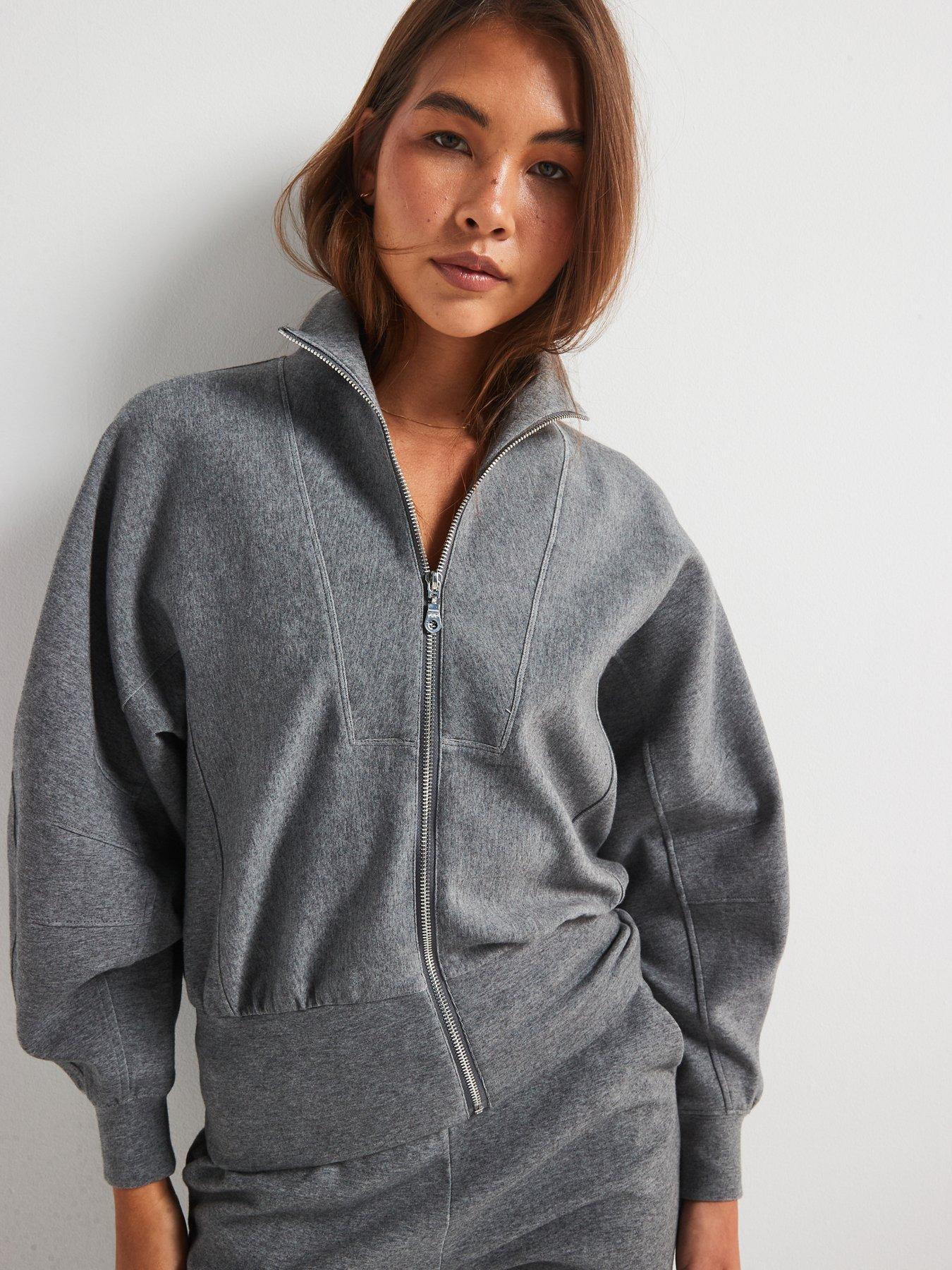Image 5 of 6 of V by Very Zip Co Ord Jacket - Grey