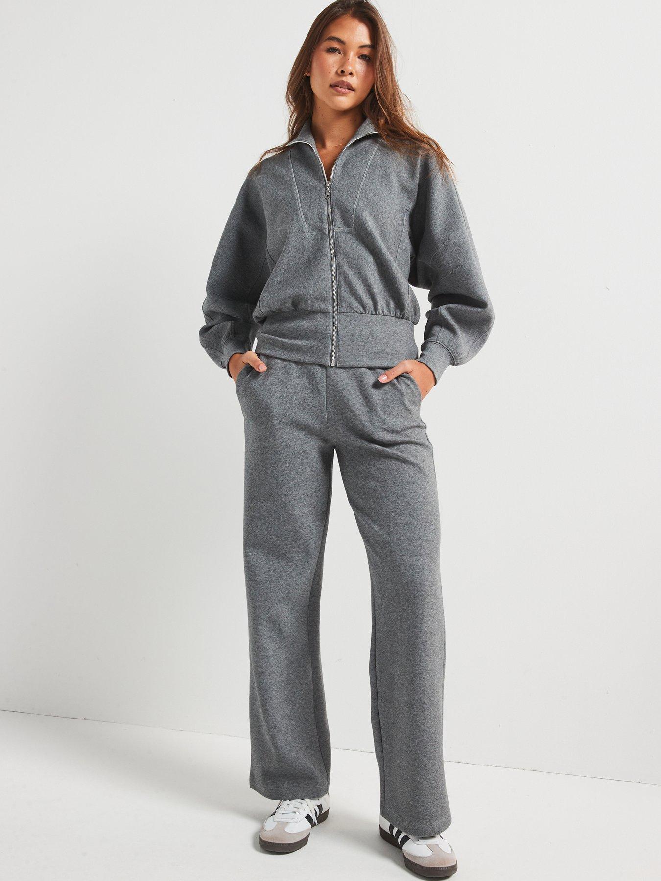 Image 6 of 6 of V by Very Zip Co Ord Jacket - Grey