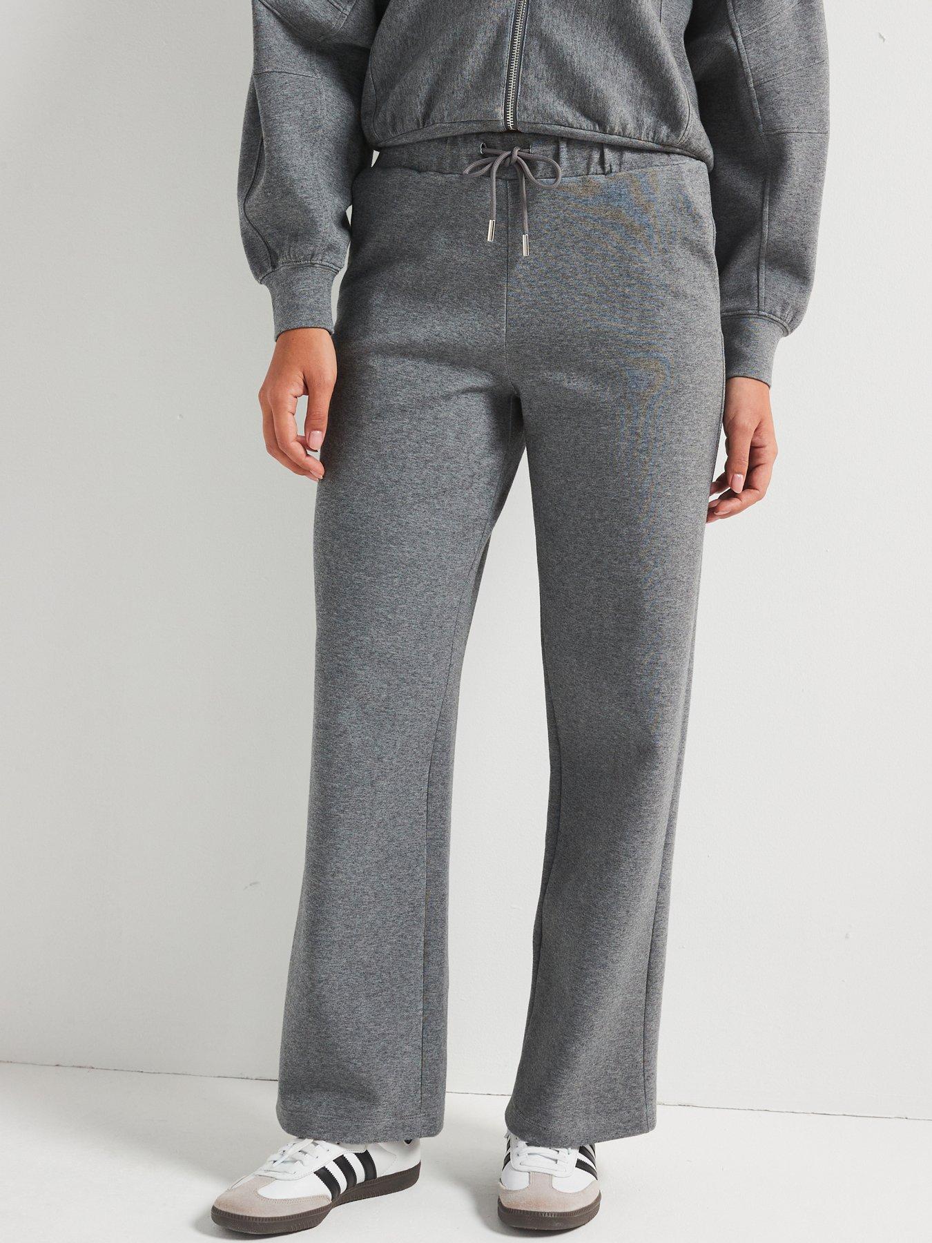 Image 1 of 5 of V by Very Wide Leg Co-Ord Bottom - Grey