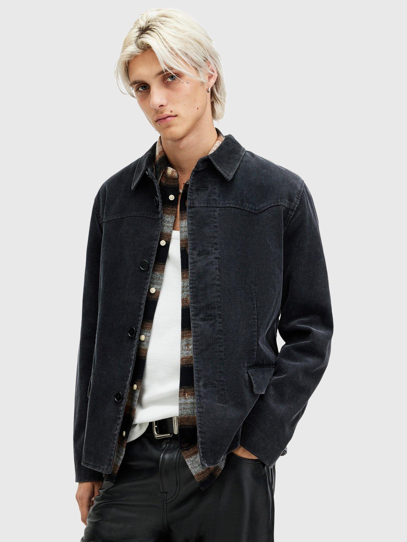 undefined Mission Cord Western Shacket - Black