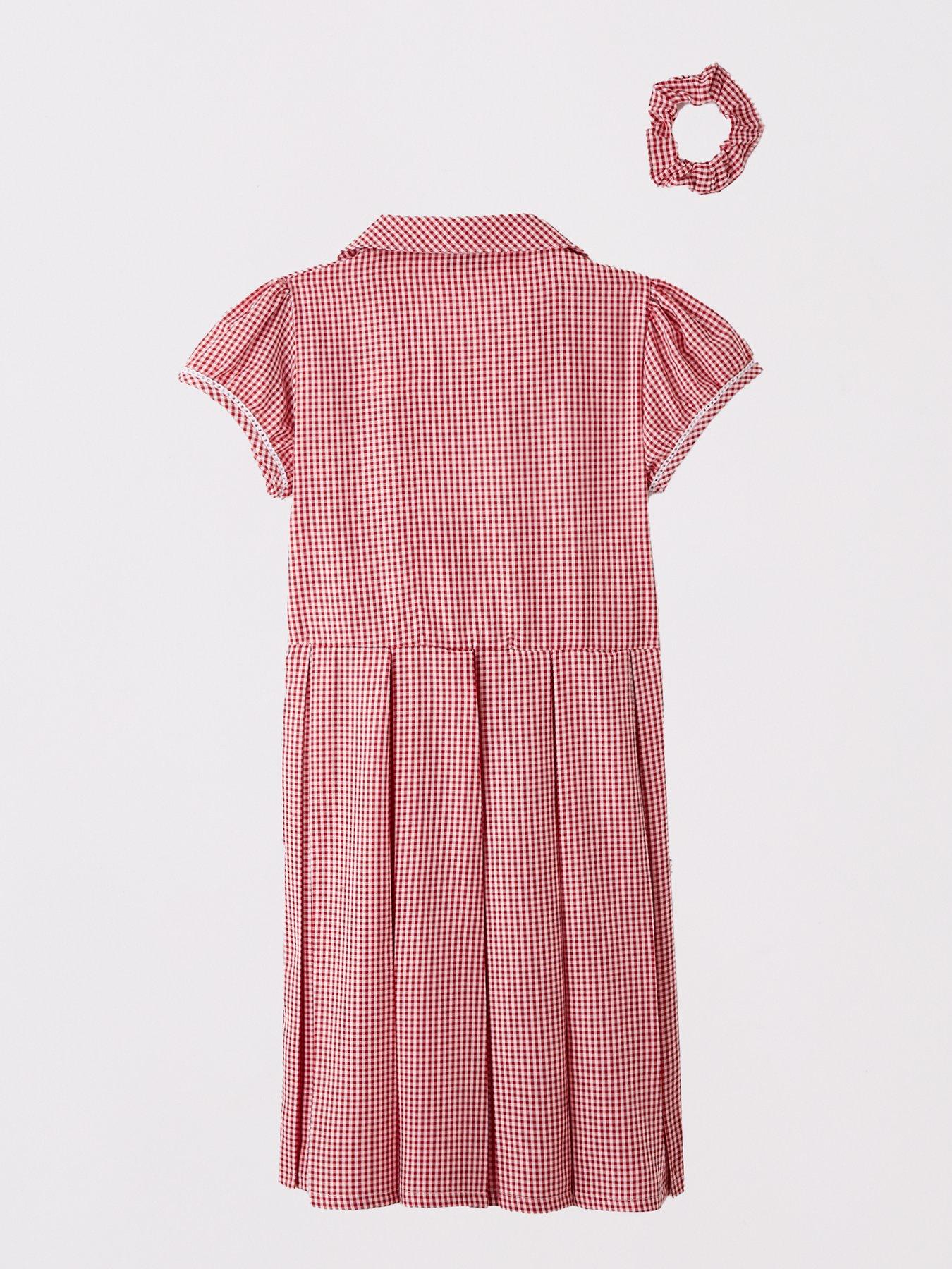 Everyday Girls Pack Gingham Water-Repellent School Summer Dress