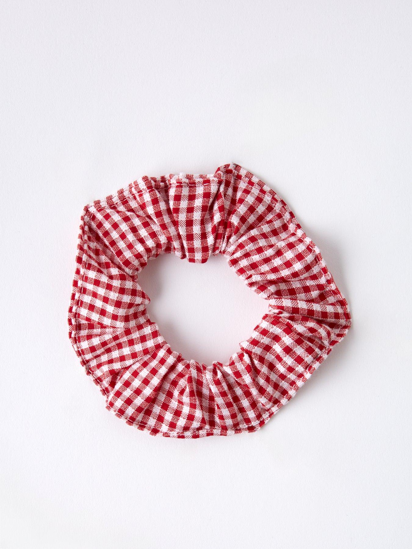 Image 4 of 5 of V by Very Girls Rib Collar School Summer Gingham Dress - Red