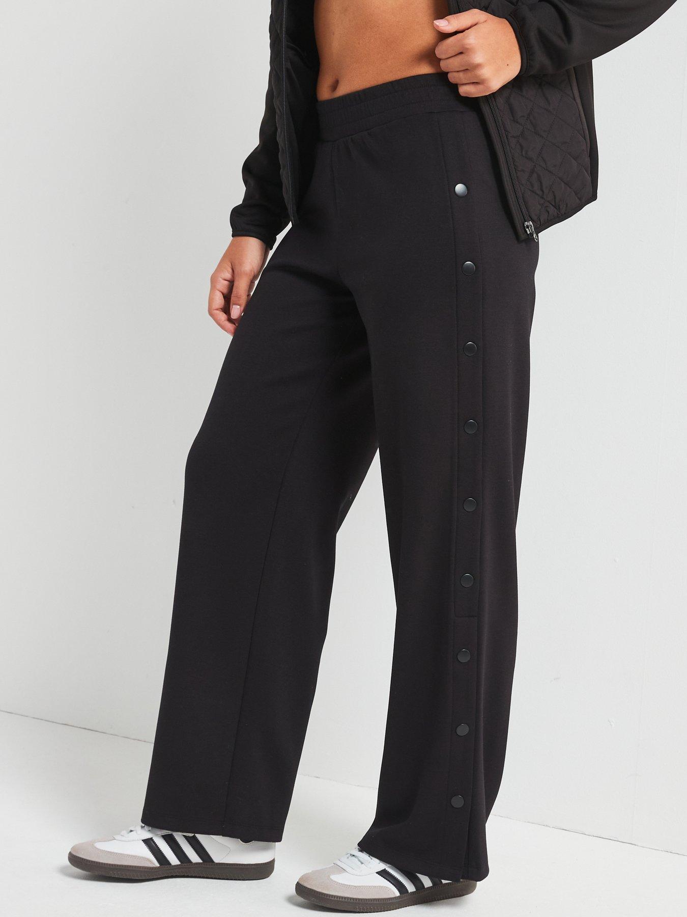 undefined Popper Side Jogger - Black
