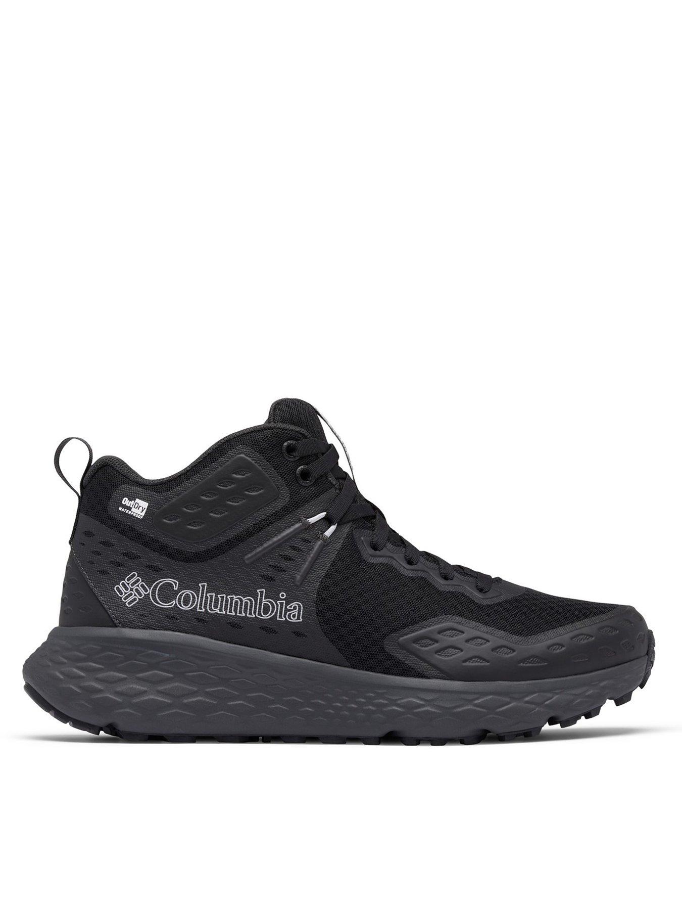 Image 1 of 6 of Columbia Mens Konos Trs Outdry Waterproof Mid Hiking Boots - Black