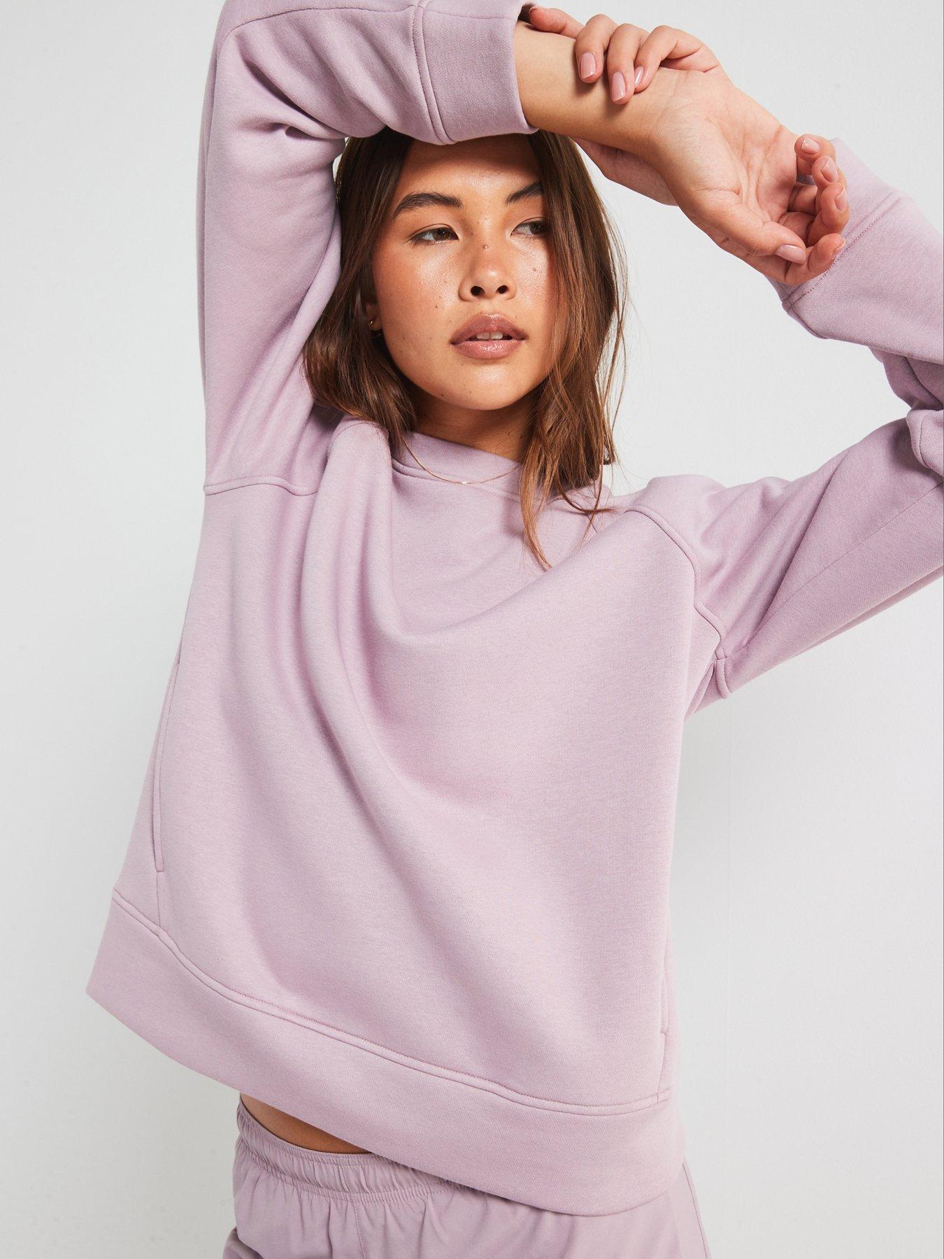 undefined Seam Detail Pocket Sweat - Pink