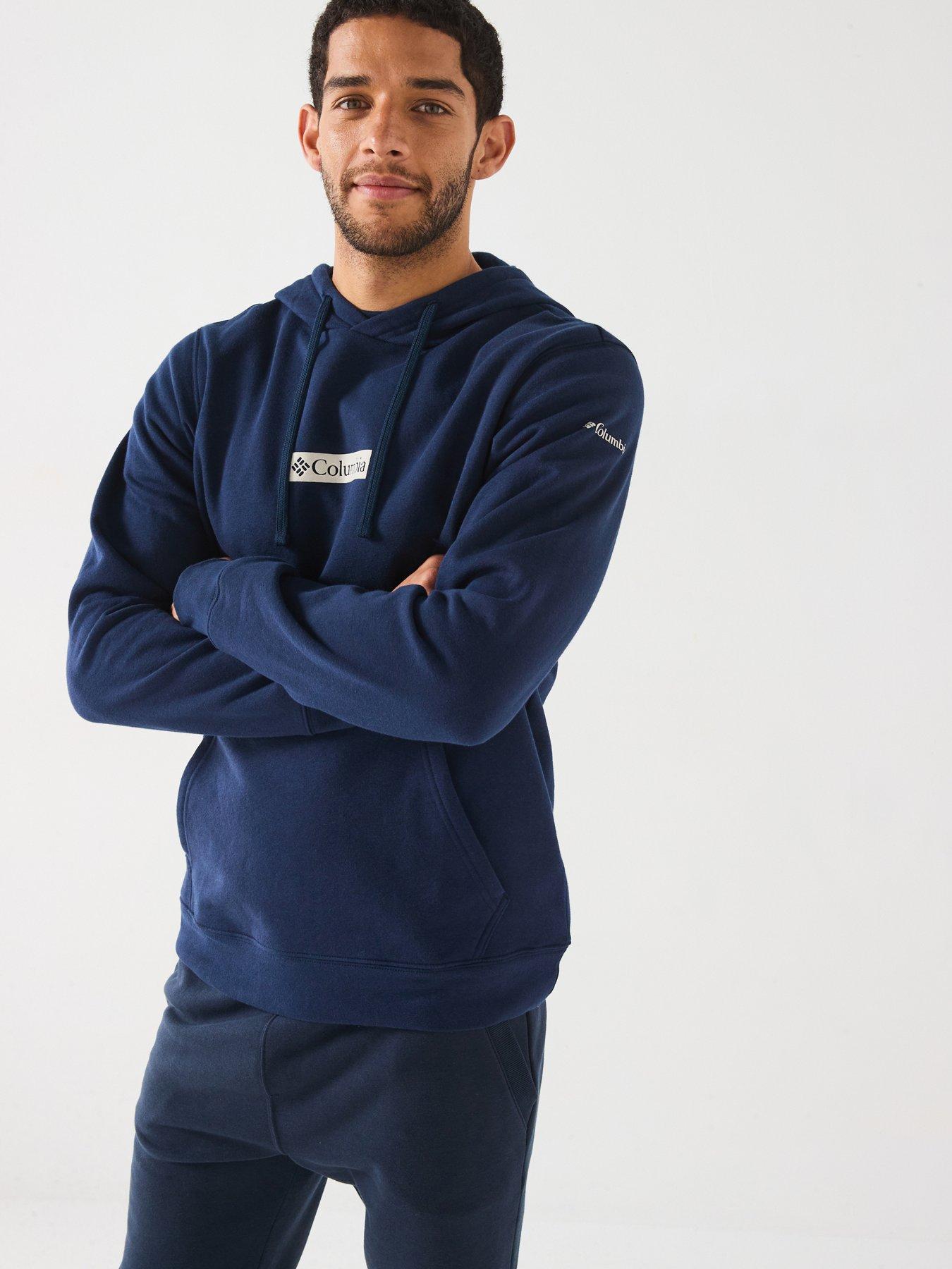 undefined Mens Columbia Trek Hoodie - Blue