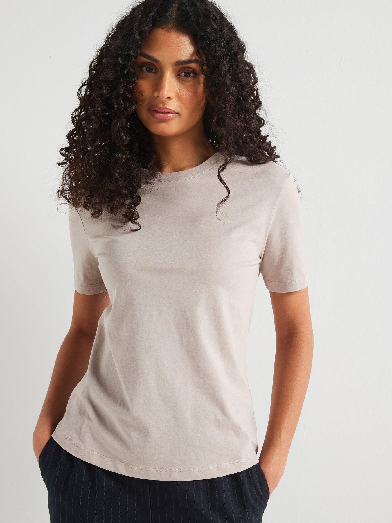 undefined The Essential Crew Neck T-Shirt - Taupe