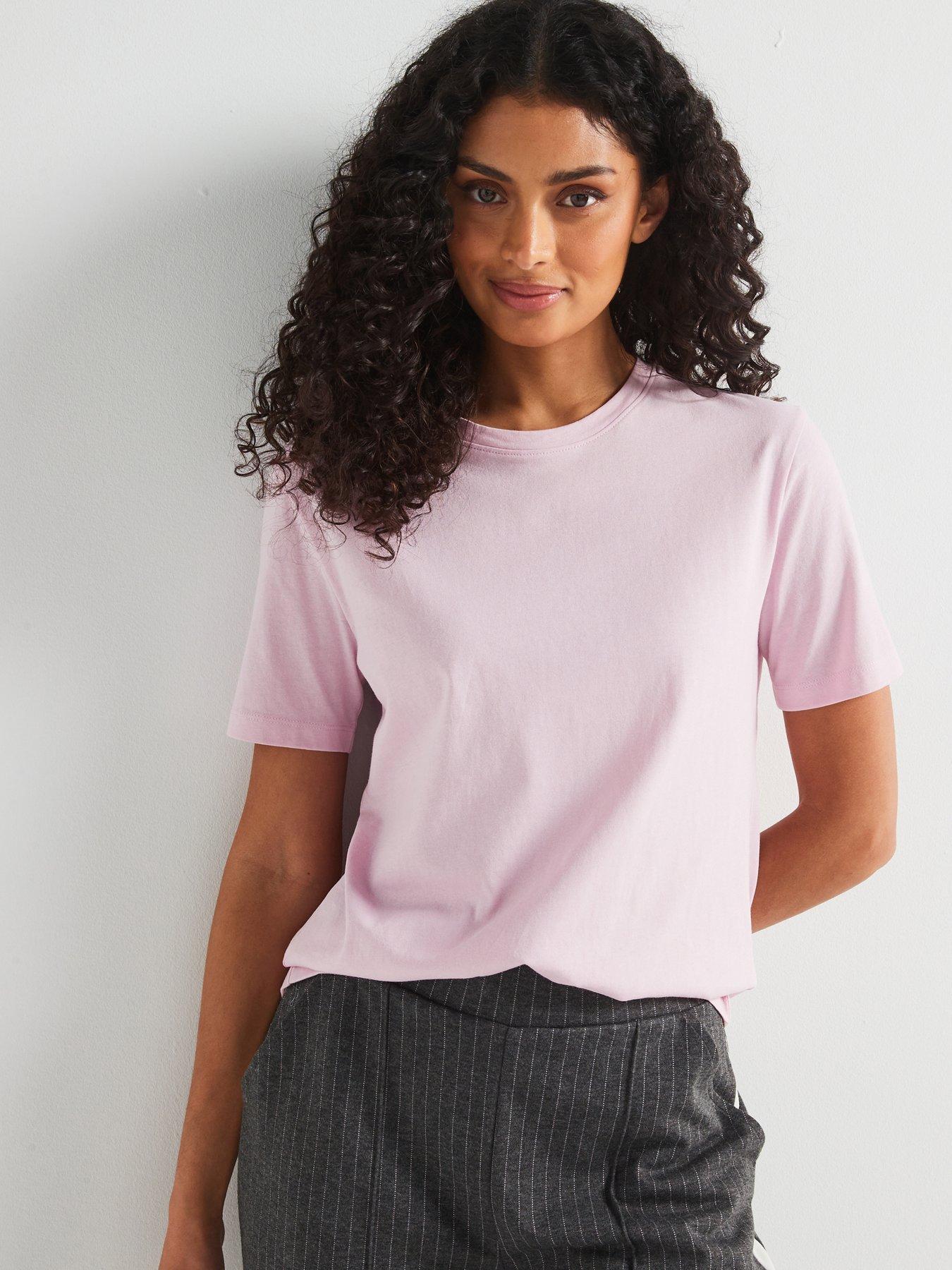 undefined The Essential Crew Neck T-Shirt - Pink