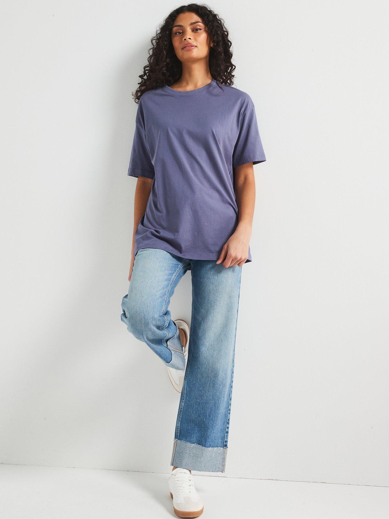undefined Essential Oversized T-Shirt - Blue