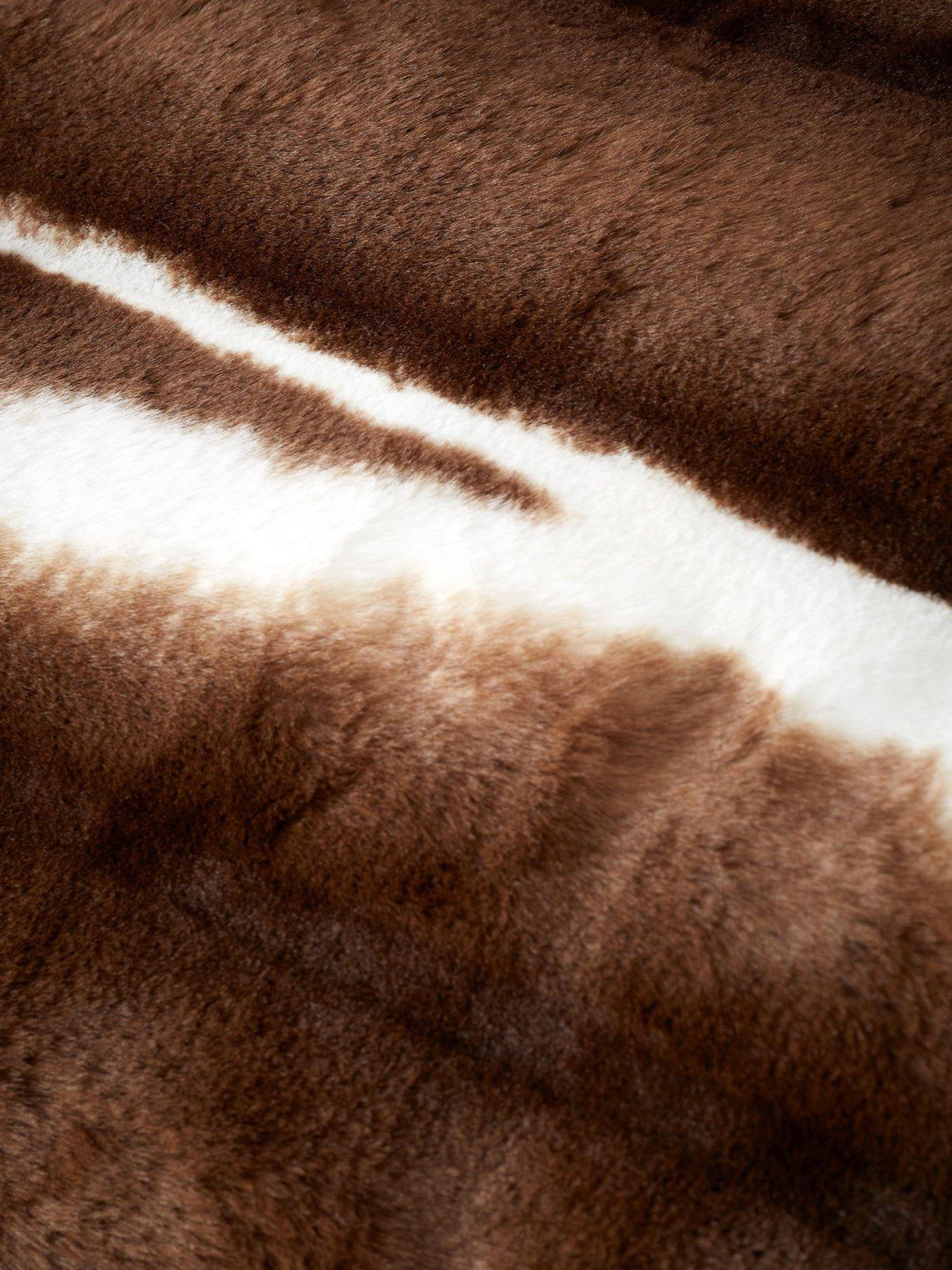 Flint Faux Fur Throw