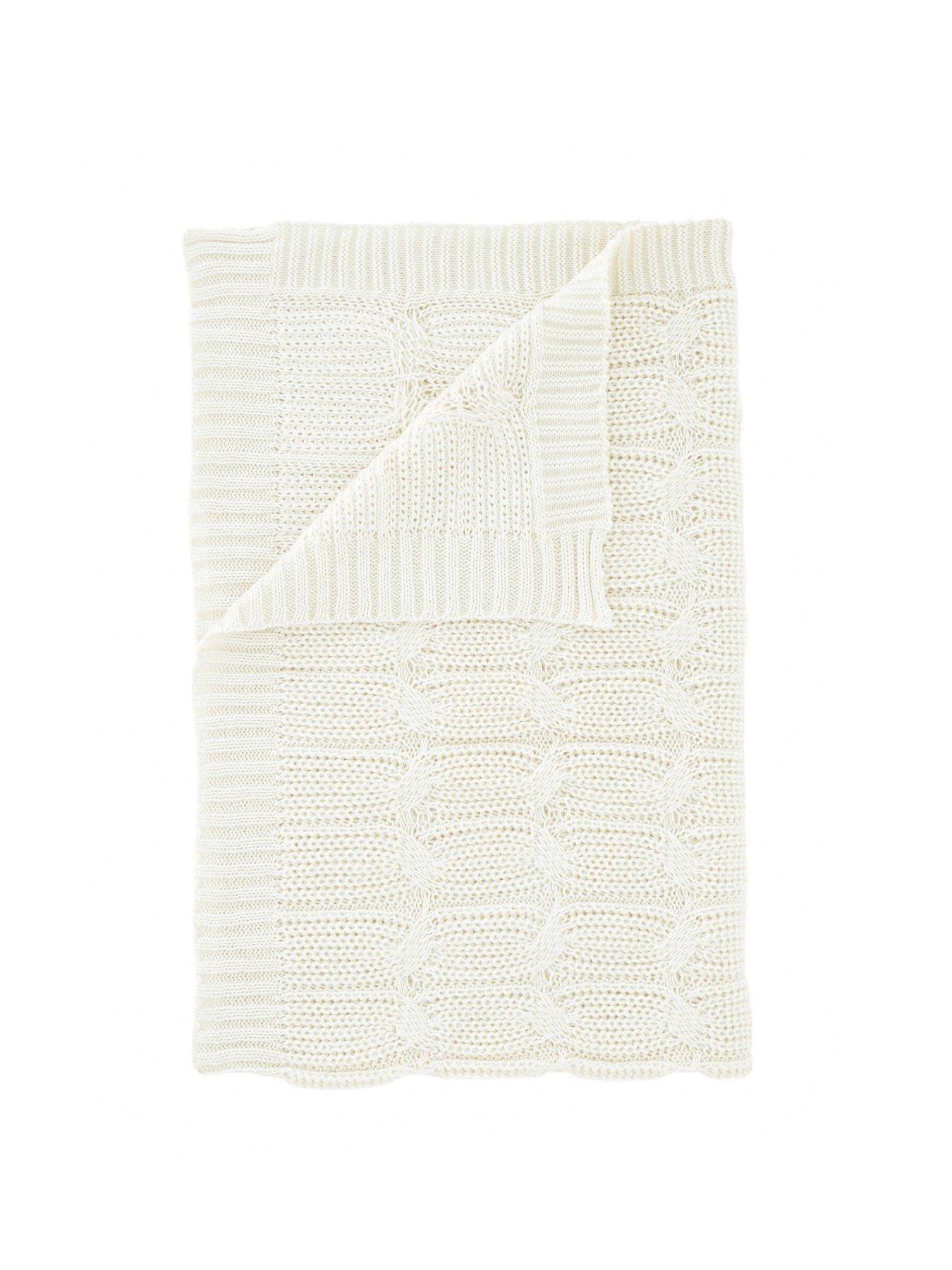 undefined Chunky Marl Knit Throw
