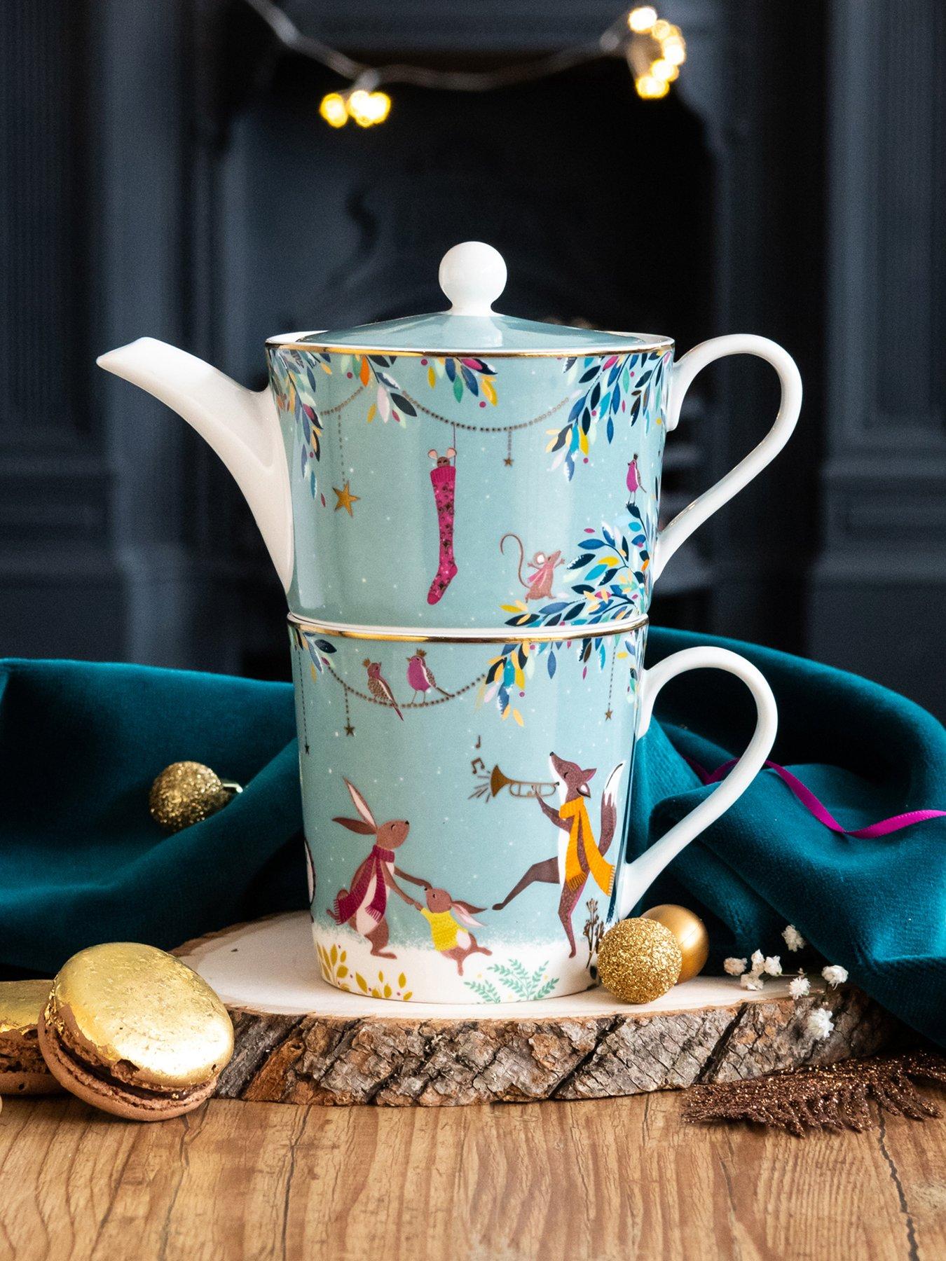 Product photograph of Sara Miller Woodland Tales Tea For One Set from very.co.uk