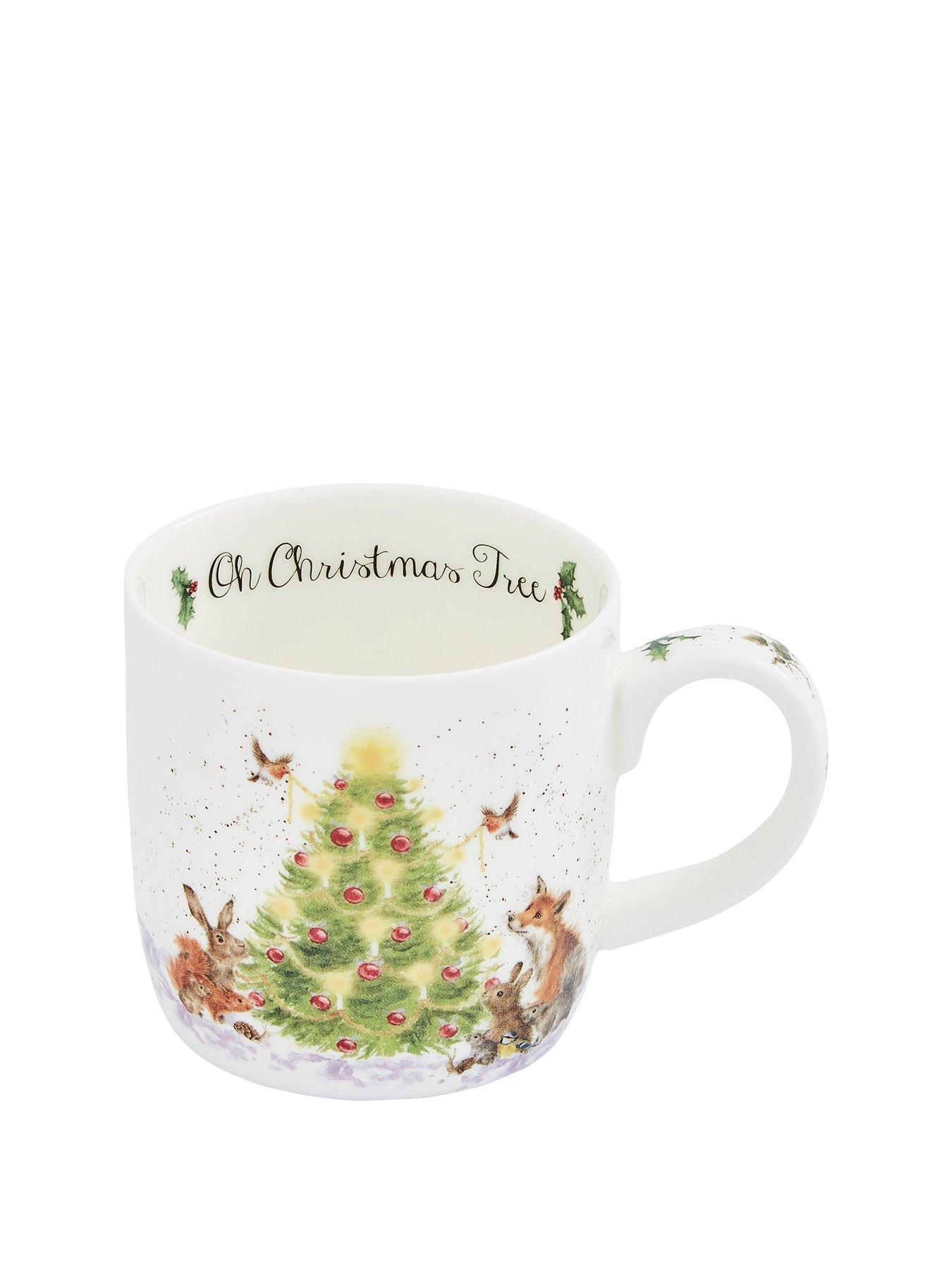 Image 2 of 5 of ROYAL WORCESTER Wrendale Oh Christmas Tree Mug