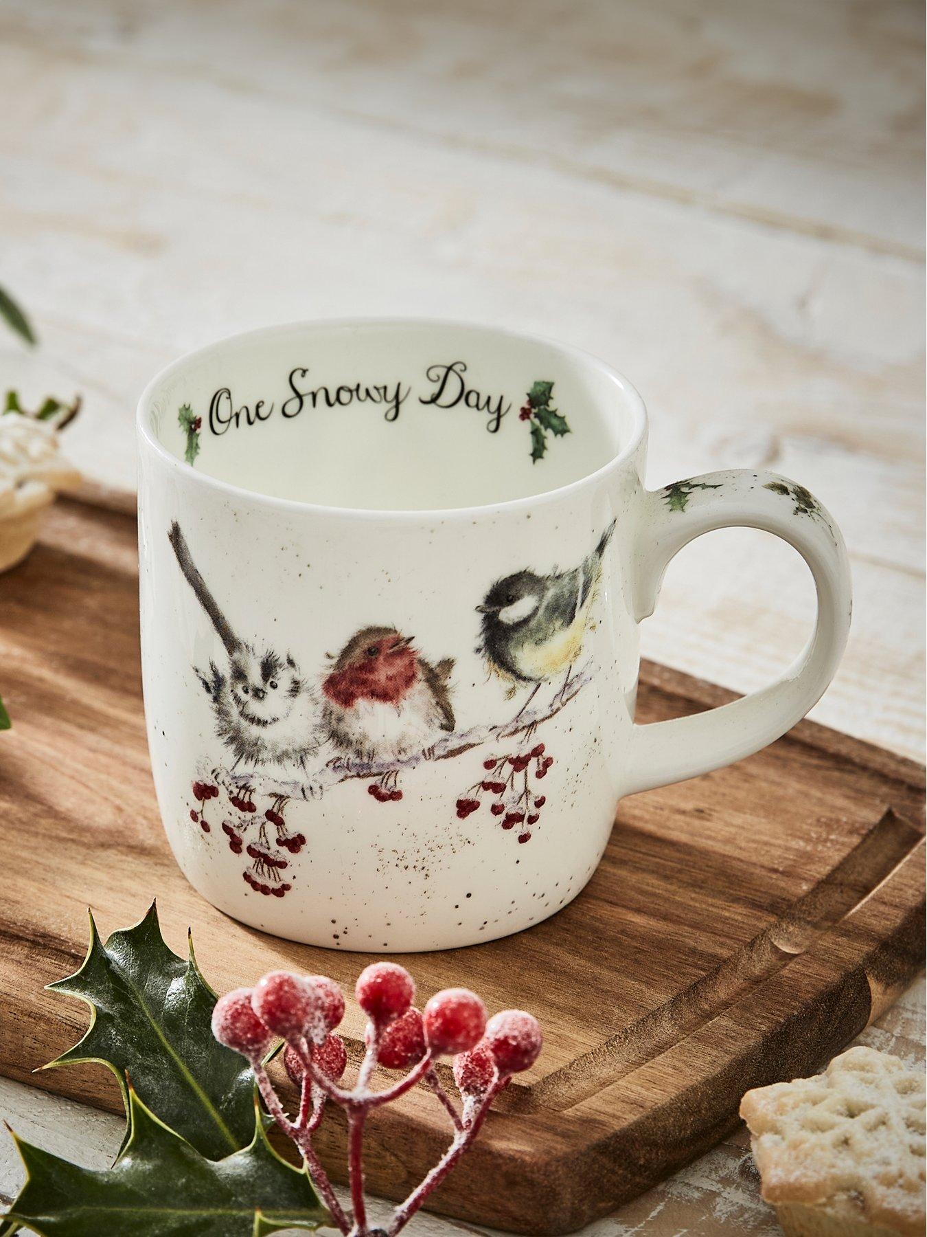 Product photograph of Royal Worcester Wrendale One Snowy Day Mug from very.co.uk