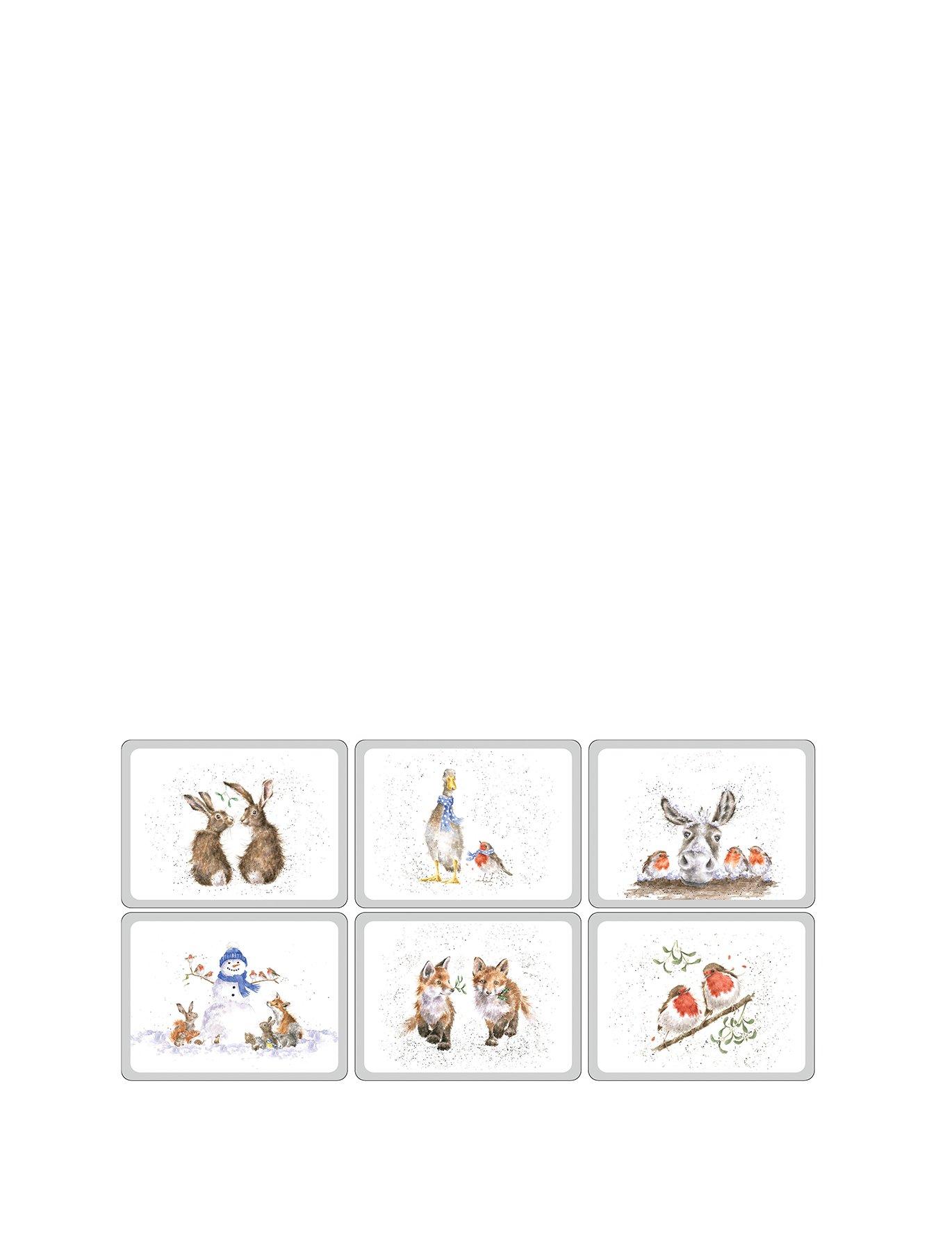 undefined Wrendale Christmas Placemats – Set of 6