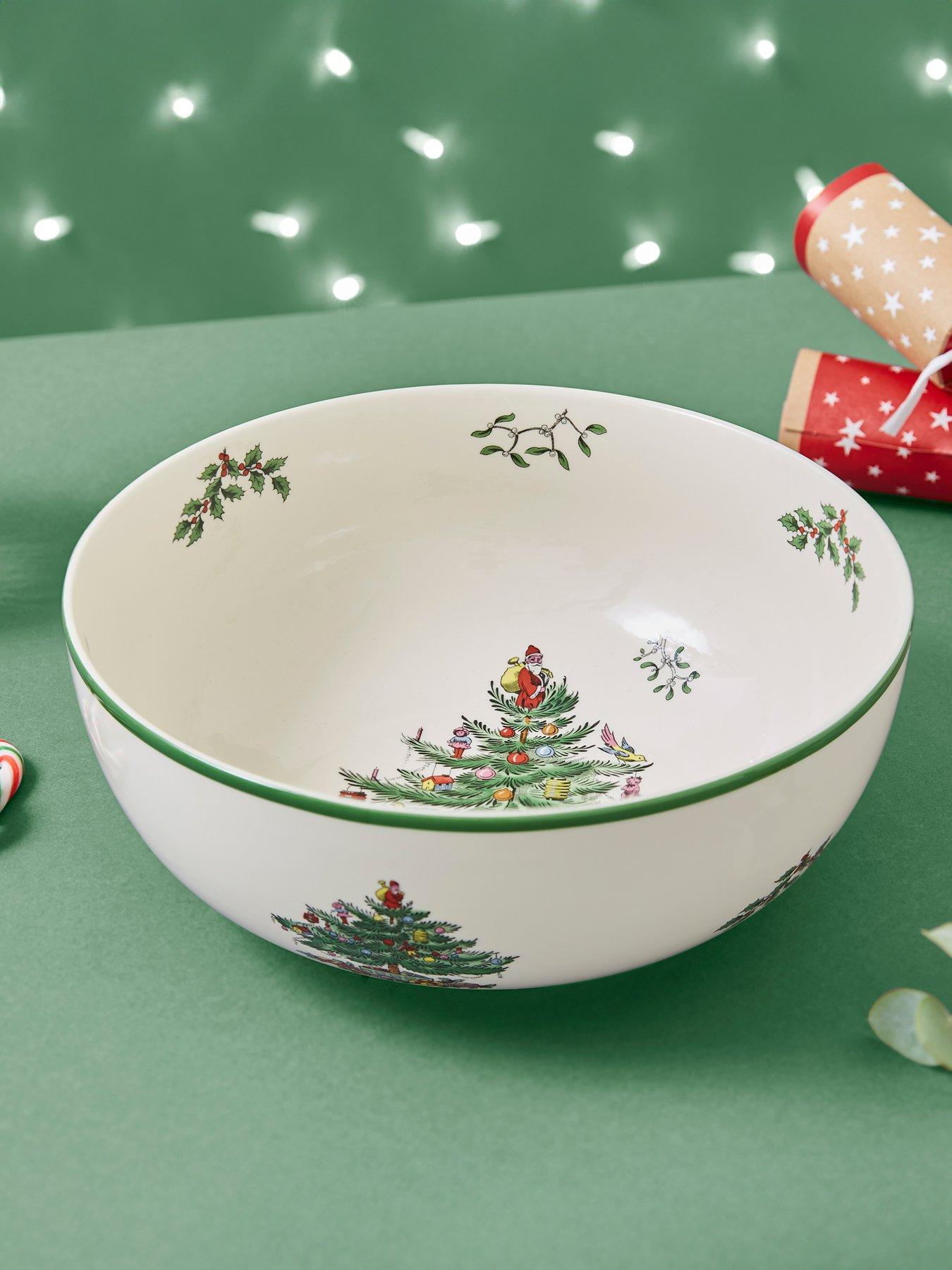 Product photograph of Spode Christmas Tree Serving Bowl from very.co.uk