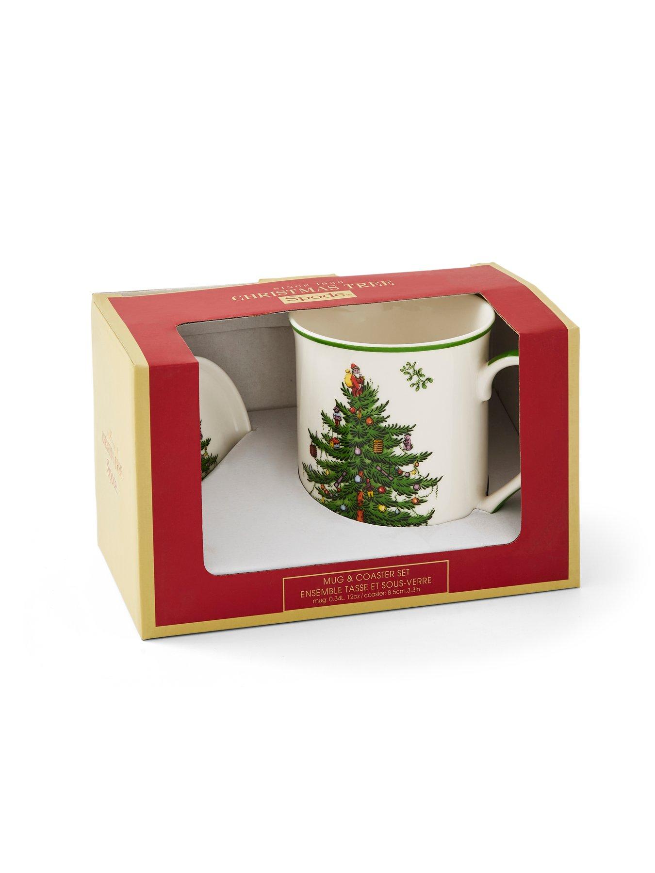 Image 3 of 4 of Spode Christmas Tree Mug and Coaster Set