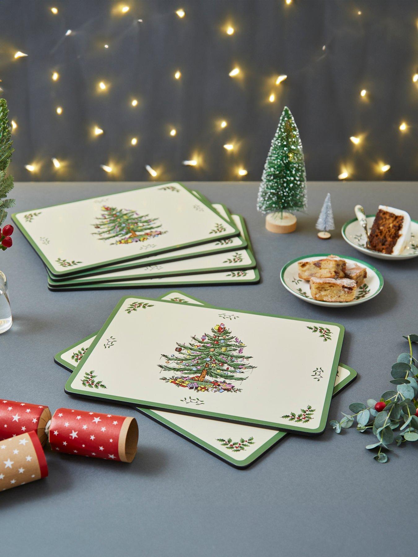 undefined Christmas Tree Placemats - Set of  6