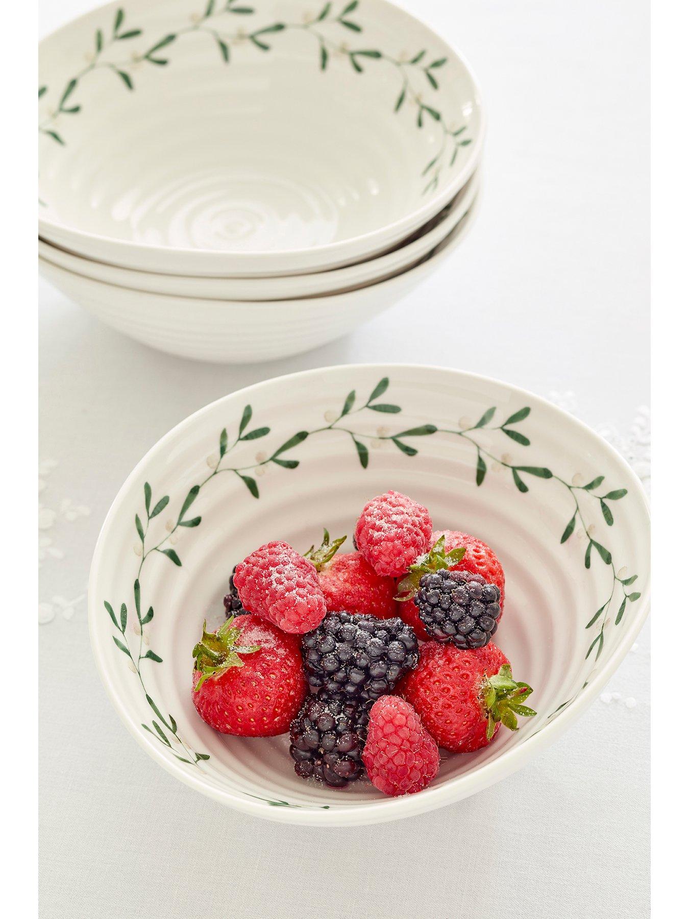 Sophie Conran For Portmeirion Mistletoe Pasta Bowls – Set of 4