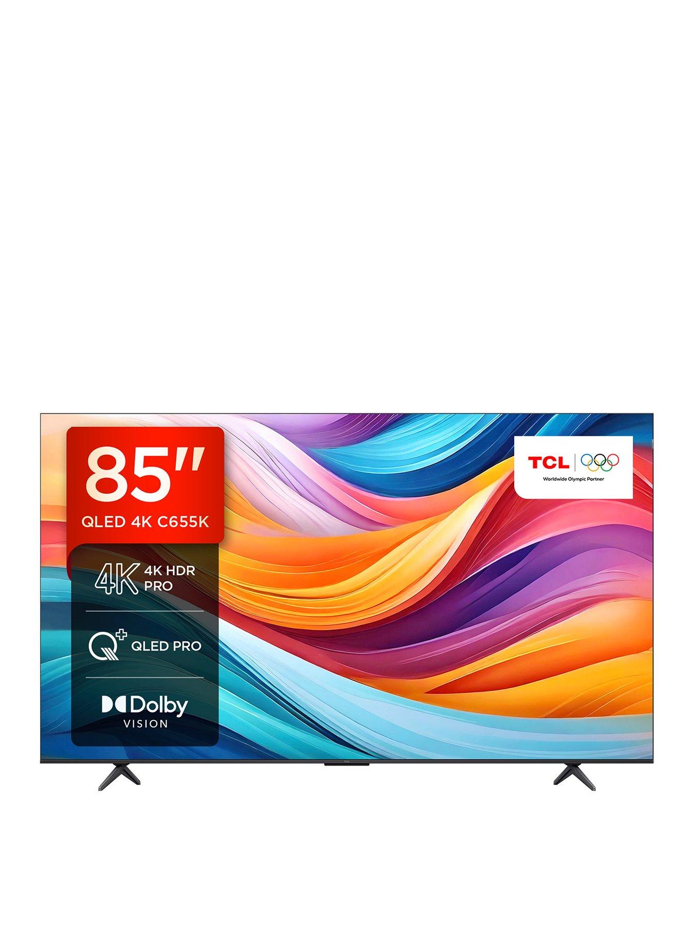 undefined 85C655K, 85 inch, Ultra HD HDR Dolby Vision QLED, 4K Google TV with Dolby Atmos