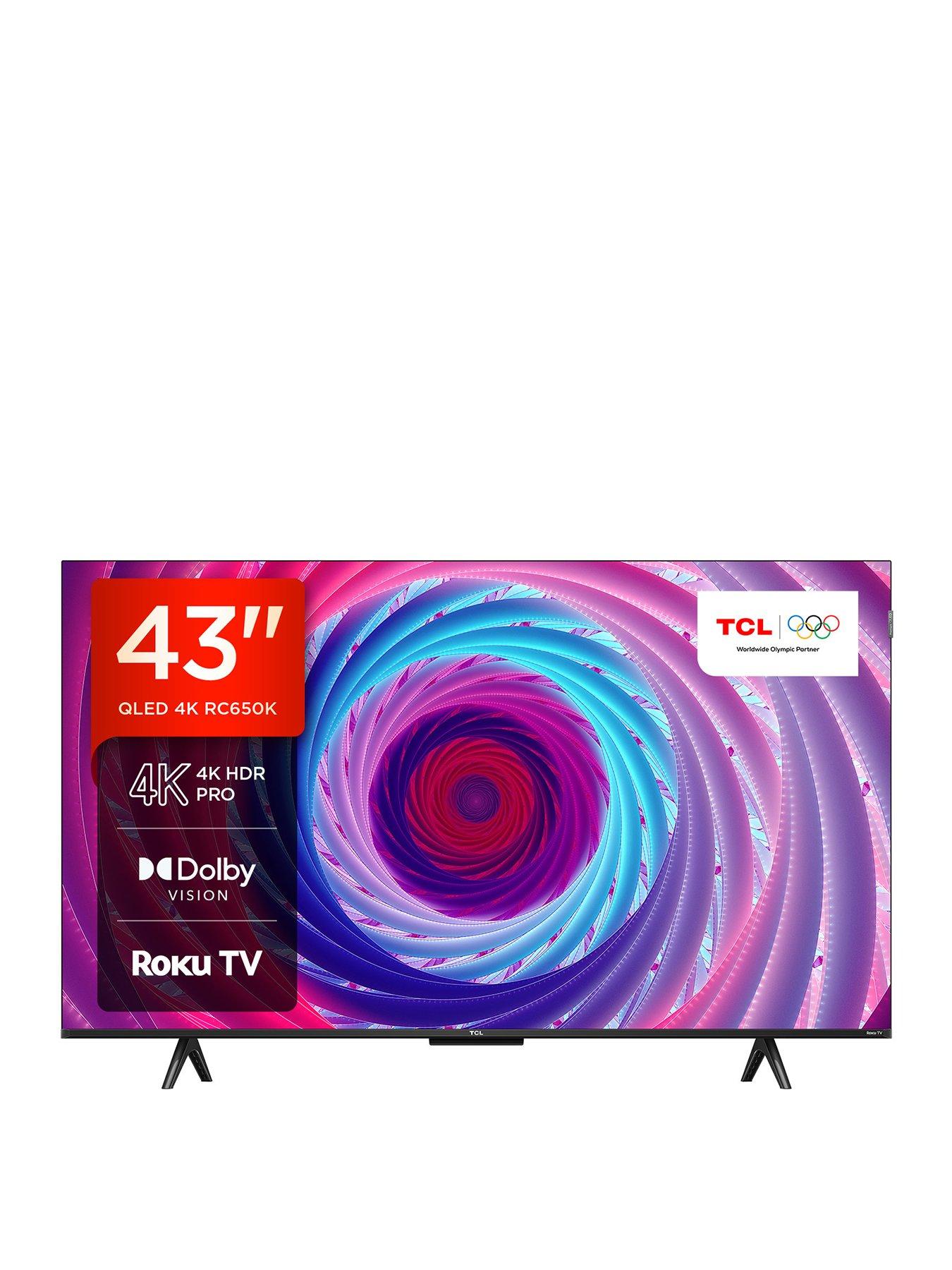 undefined 43RC650K Roku TV, 43-inch, 4K Ultra HD HDR, QLED TV