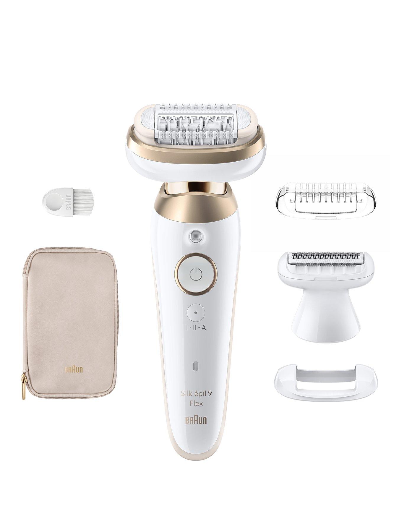 undefined Silk-épil 9 Flex, Epilator For Easy Hair Removal, 9-041 3D - White/Gold