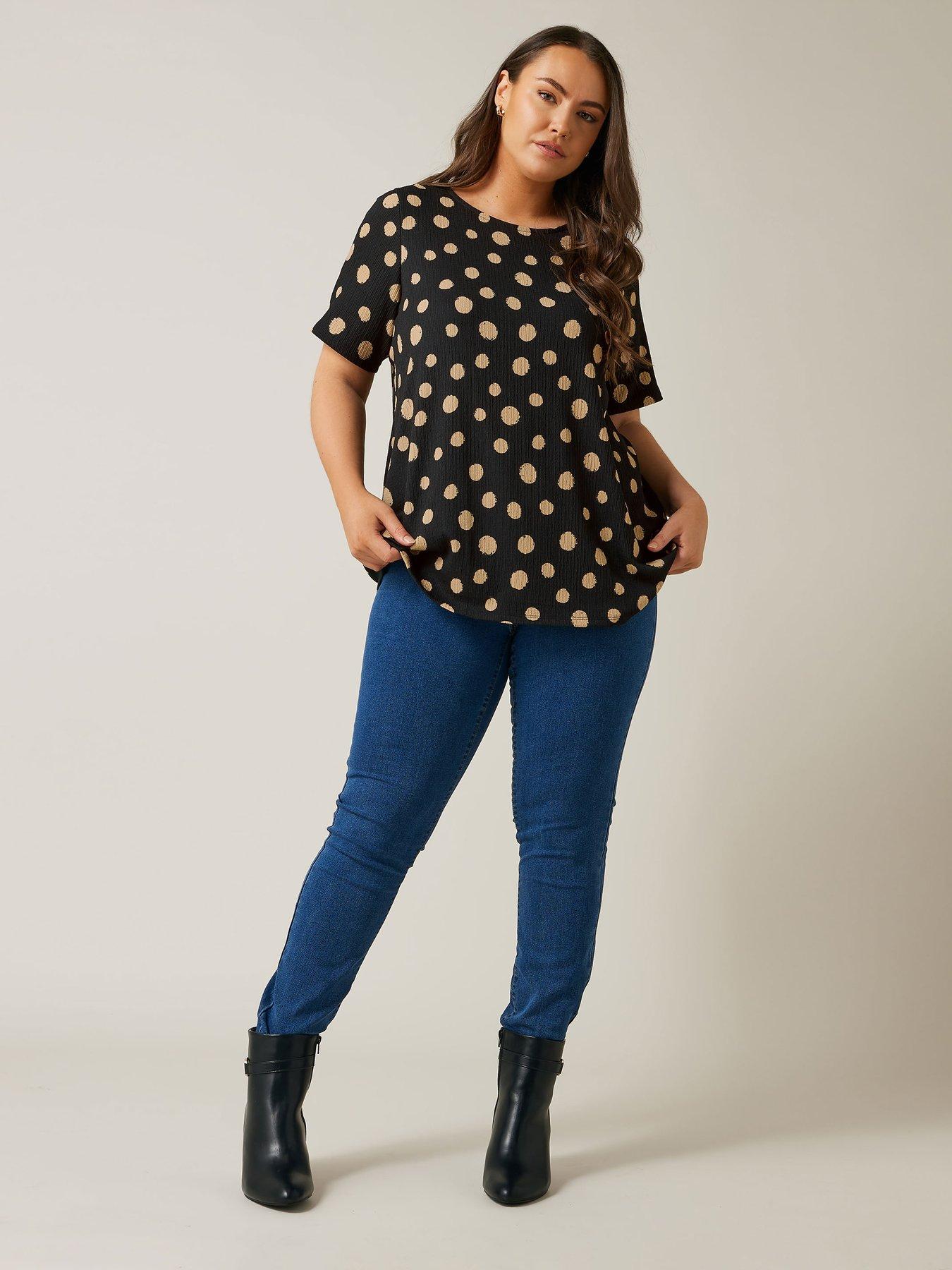 Image 3 of 4 of Evans Jersey Crepe Top