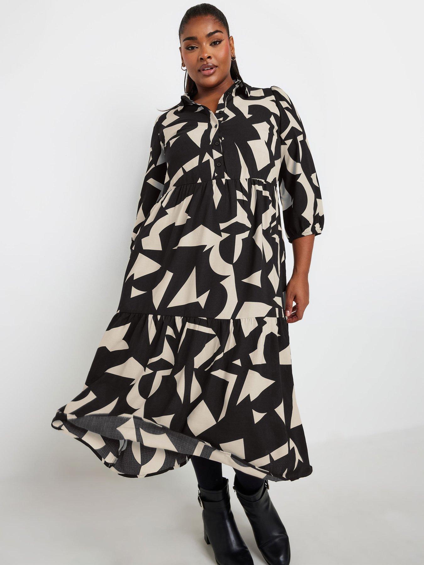 Plus maxi shirt dress best sale