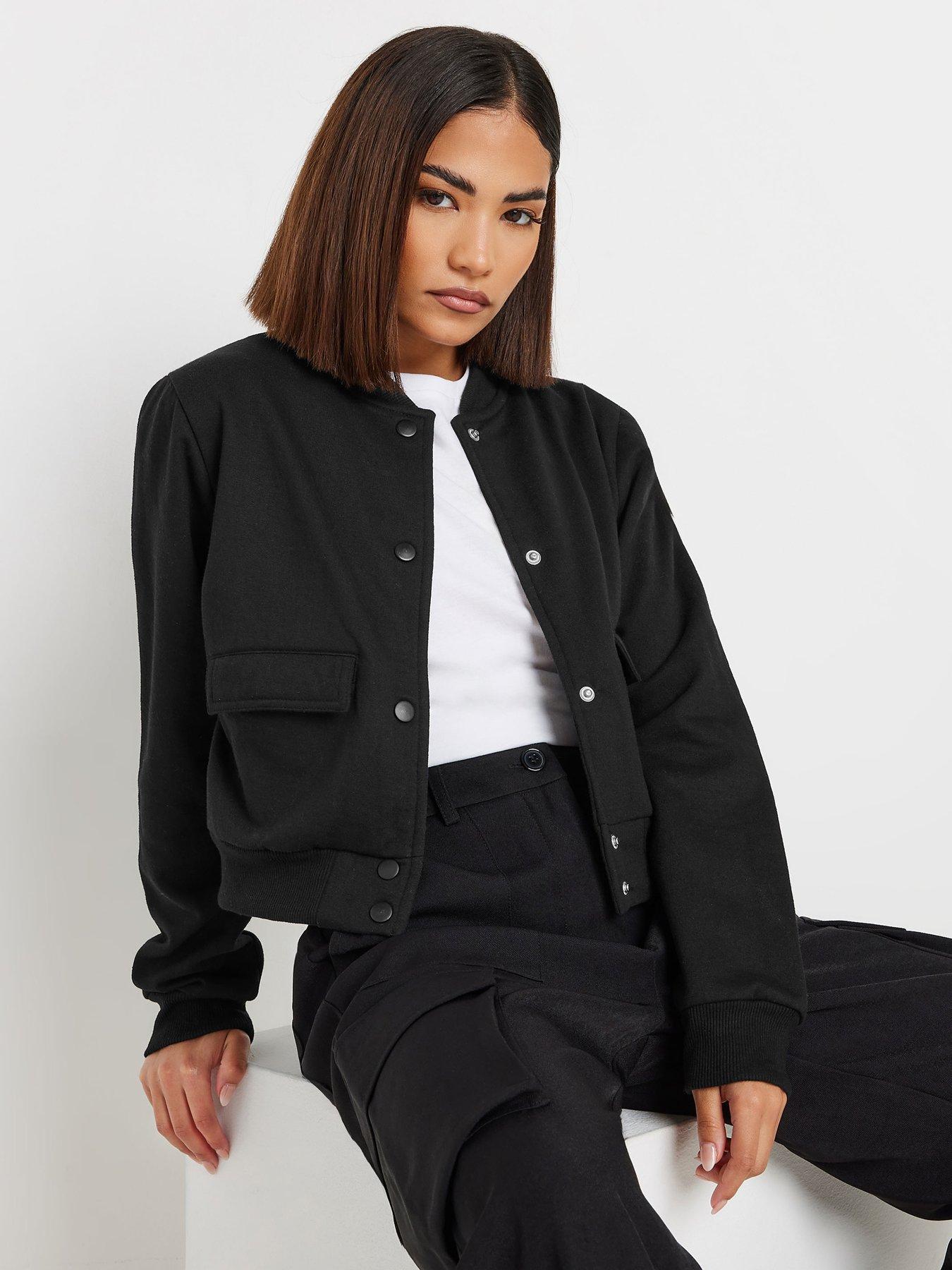 Sweatshirt bomber jacket womens on sale