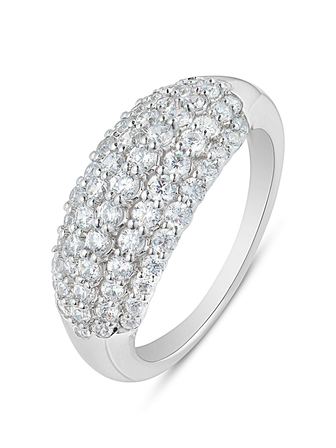 undefined Big Show Diamond Cluster Ring G VS+ Lab Grown