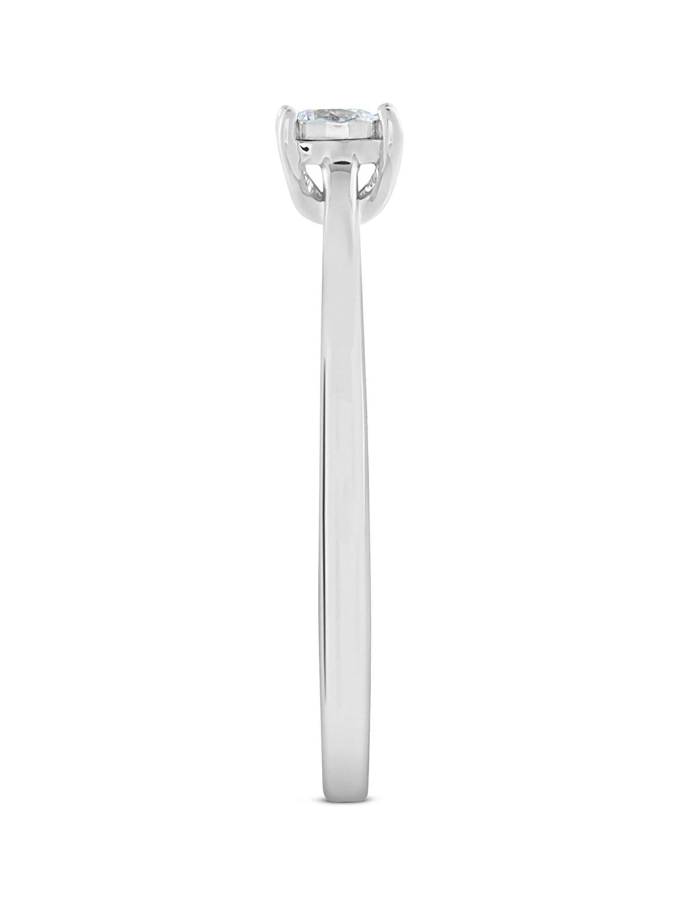 Image 2 of 5 of Love DIAMOND Diamond Illusion Solitaire Ring Lab Grown