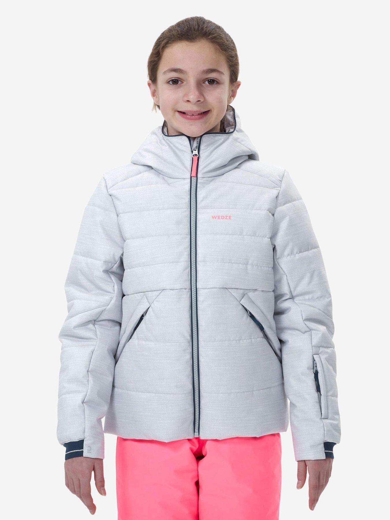 Decathlon Unisex Kids P 180 Warm Ski Jacket - Grey