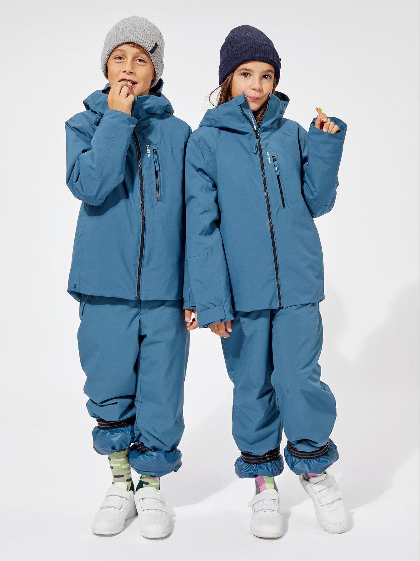 Decathlon Unisex Kids P 550 Ski Jacket, Blue, Size 8 Years