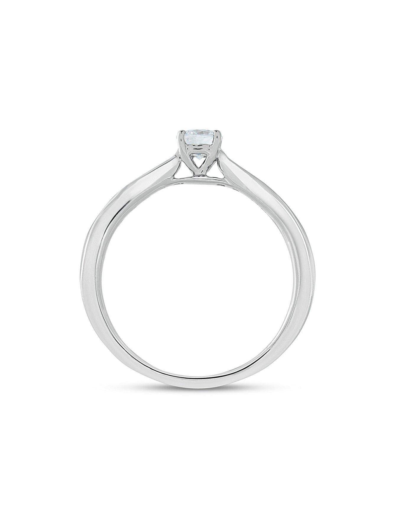 Image 5 of 5 of Love DIAMOND Diamond Solitaire Ring G VS+ Lab Grown