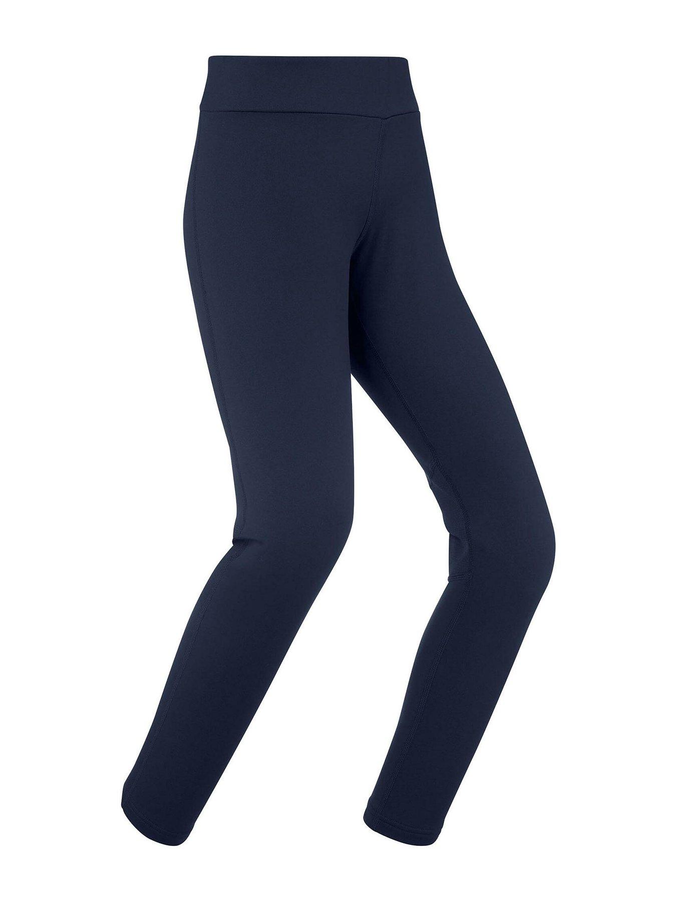 Image 1 of 1 of Decathlon Kids' Ski 500&nbsp;Baselayer Bottoms&nbsp;- Navy