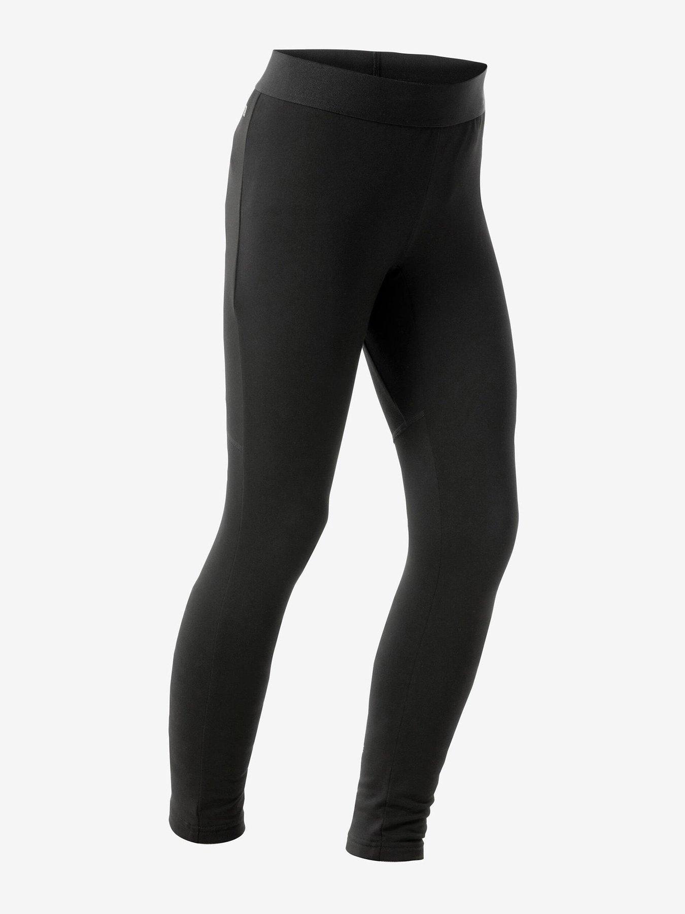 Image 5 of 5 of Decathlon Kids' Baselayer Bottom Ski 500 - Black
