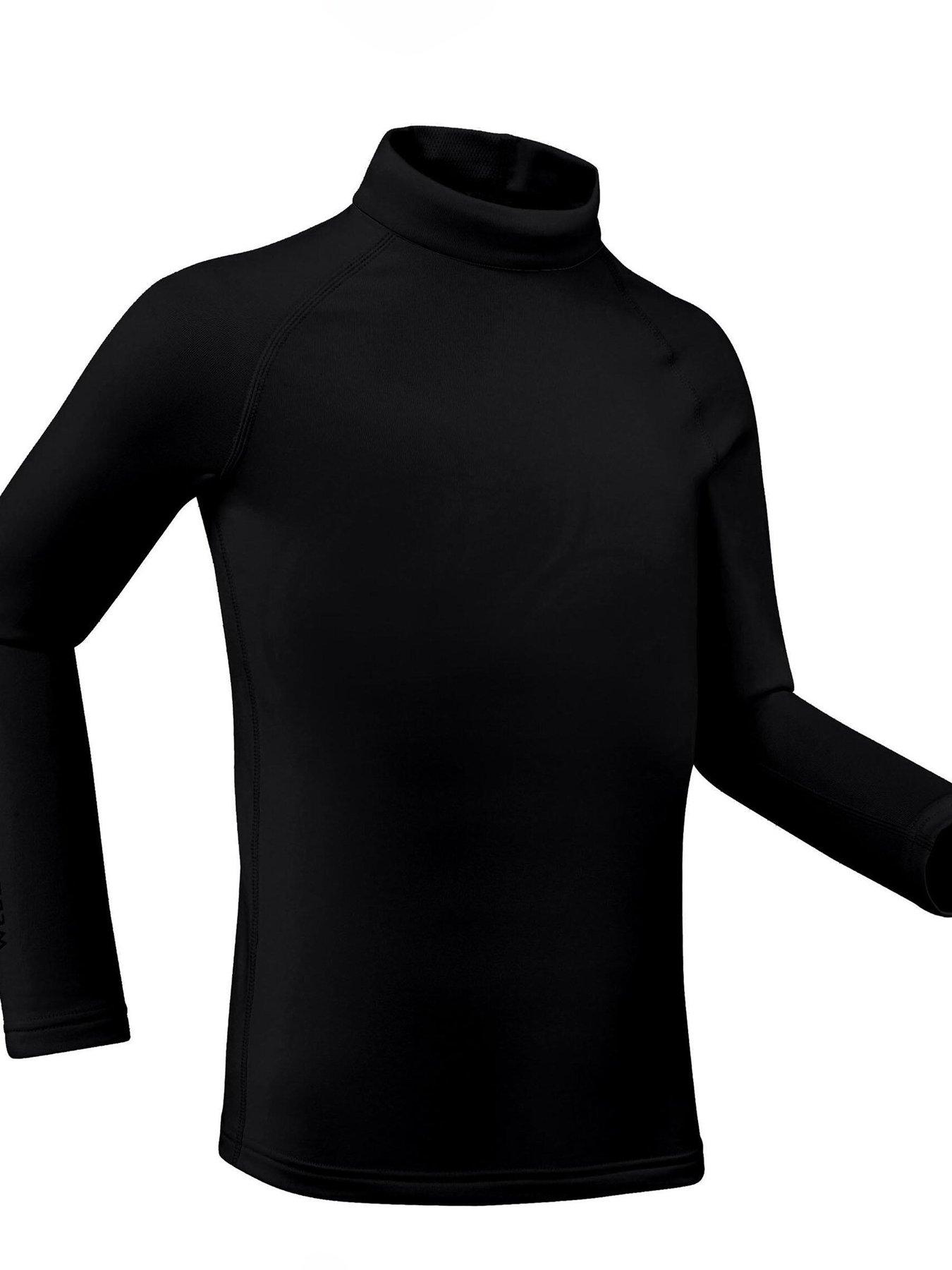 Image 5 of 5 of Decathlon Kids Baselayer Top Ski 500 Black