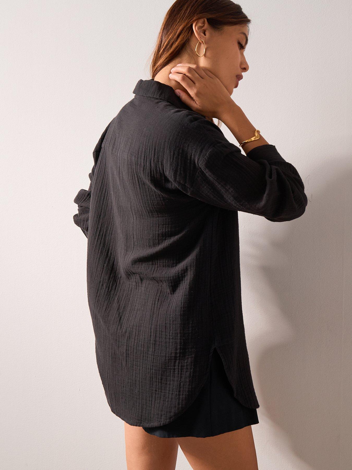 Image 2 of 7 of The Very Collection Long Sleeve Beach Shirt