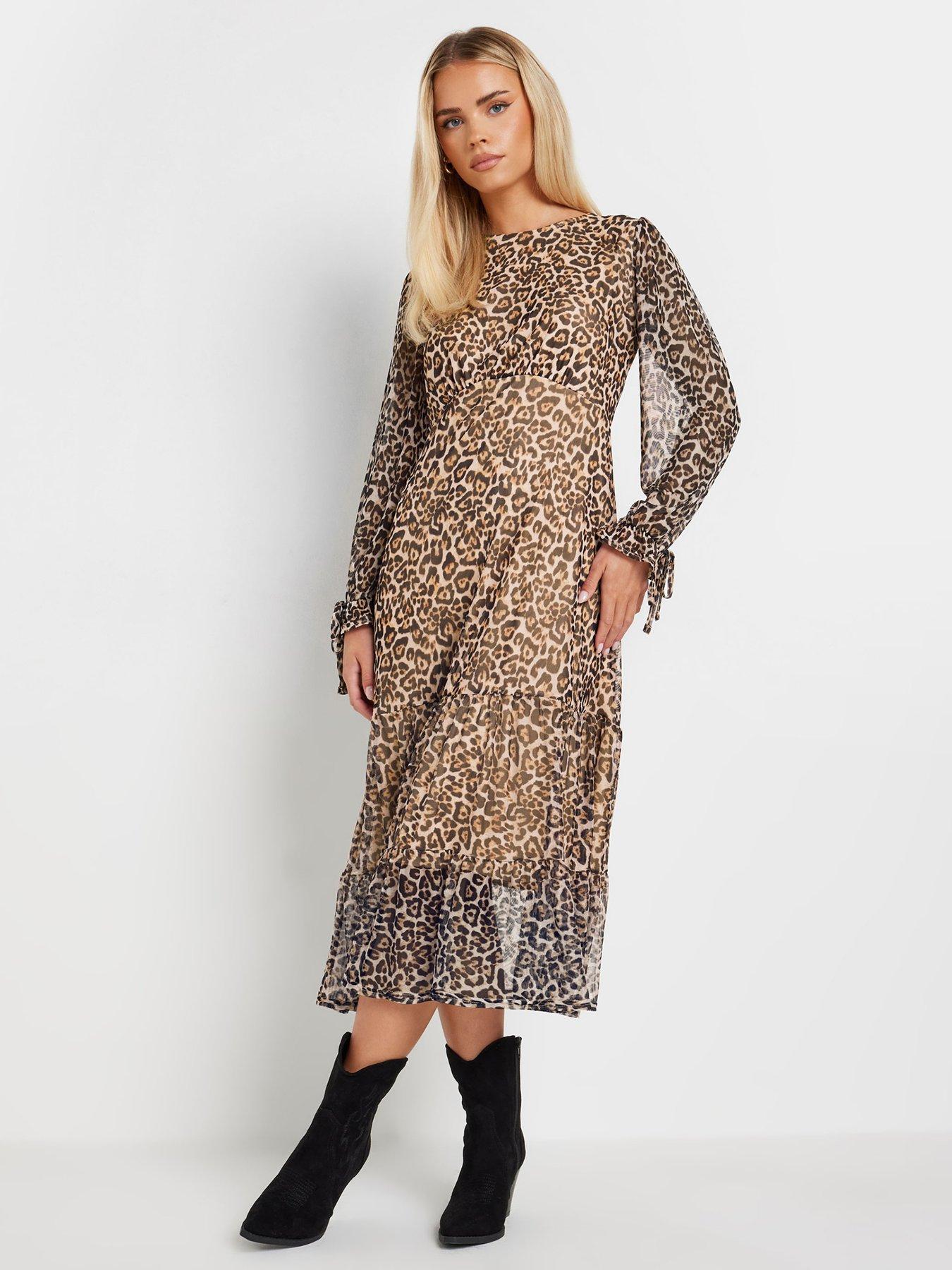 Chiu Swing Dress, Brown main image 1