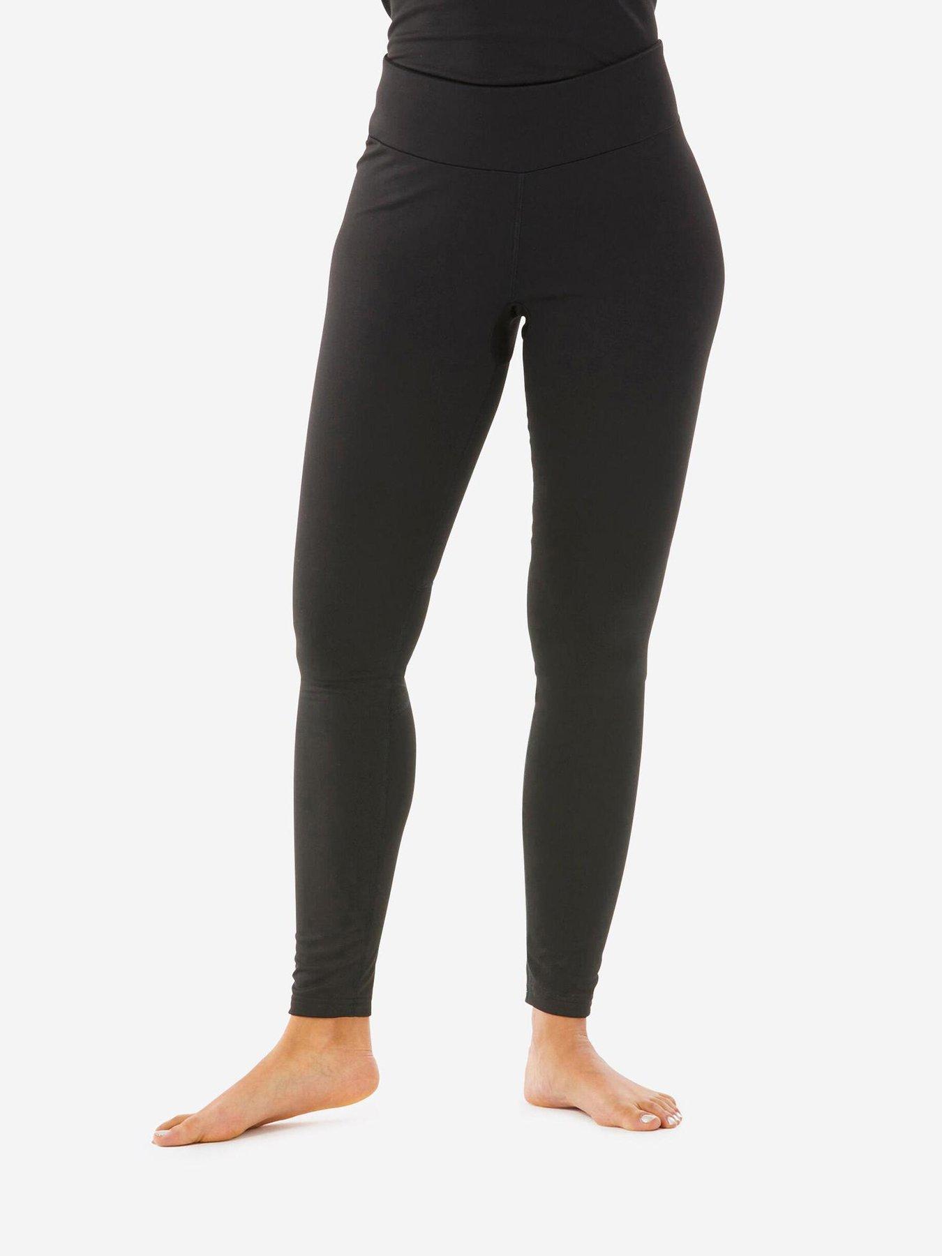 Image 1 of 4 of Decathlon Women's Ski Base Layer Bottoms BL 500 Bottoms&nbsp;- Black
