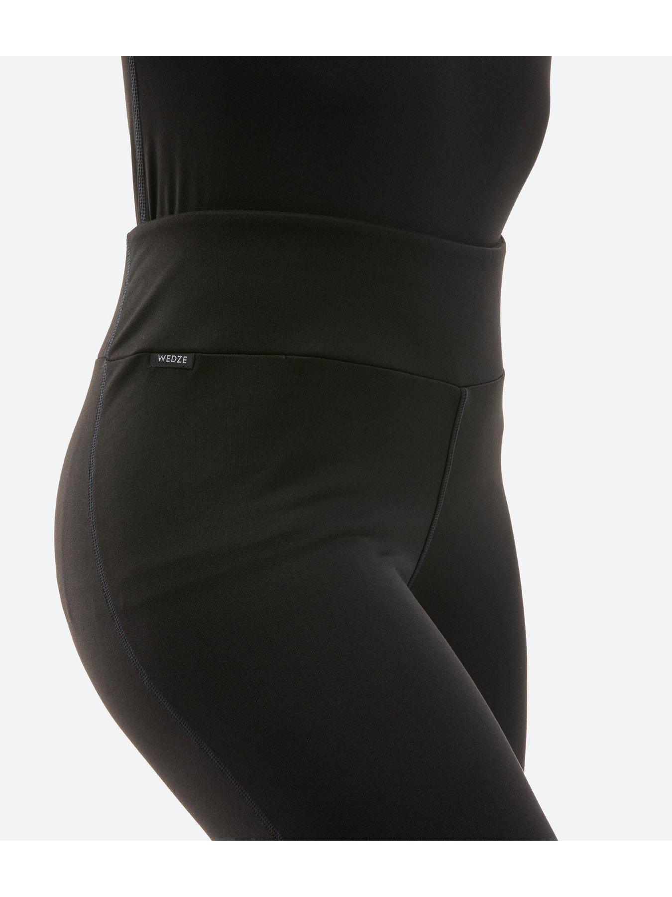 Image 4 of 4 of Decathlon Women's Ski Base Layer Bottoms BL 500 Bottoms&nbsp;- Black